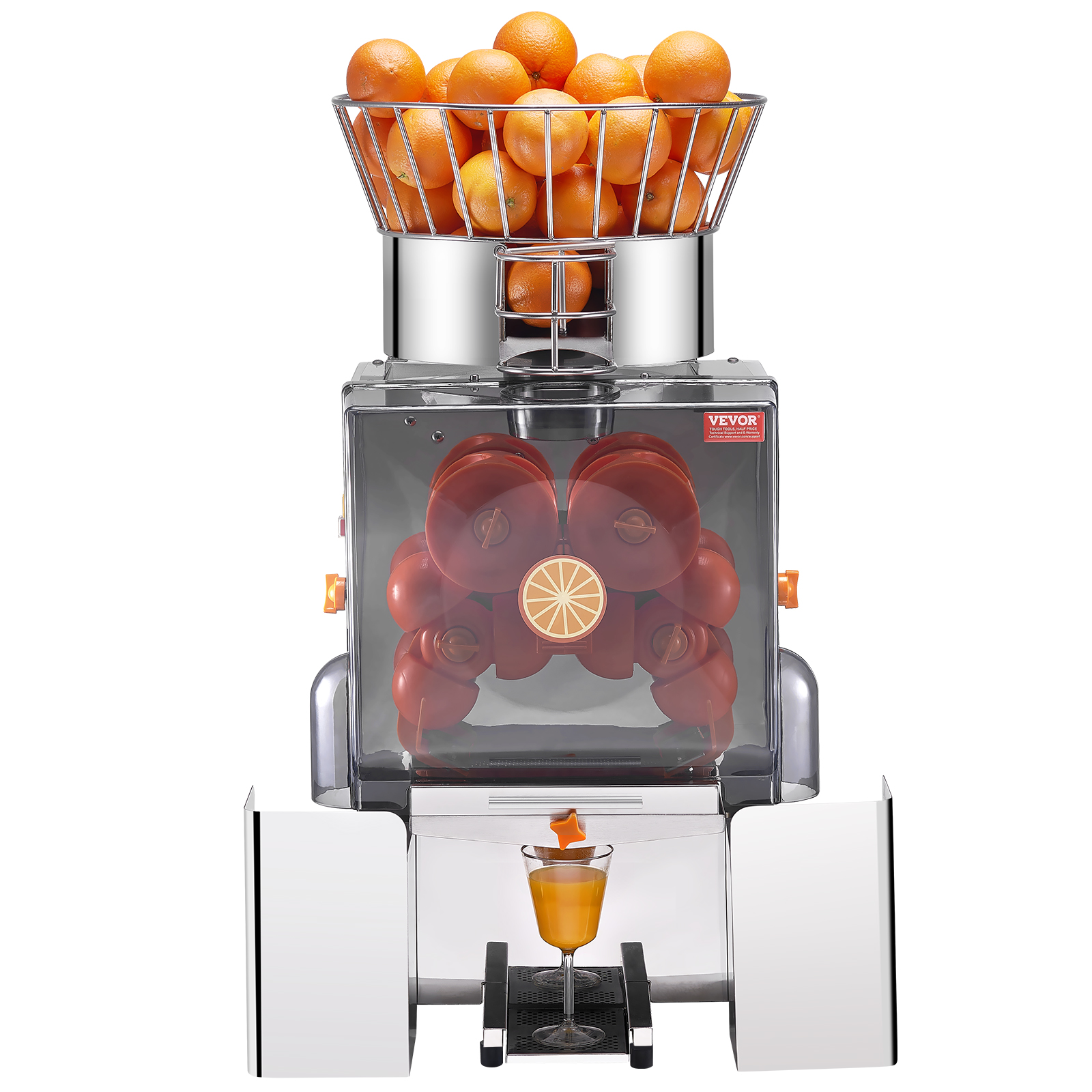 VEVOR Commercial Orange Juicer Machine 120W Juice Squeezer Extractor Filter Box - Picture 37 of 62