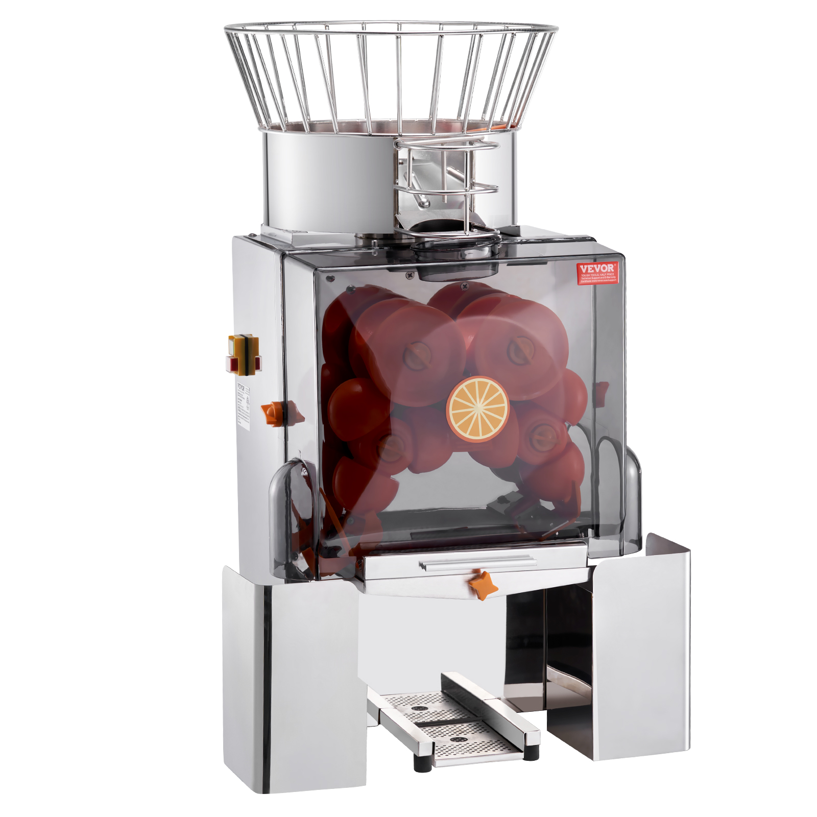 VEVOR Commercial Orange Juicer Machine 120W Juice Squeezer Extractor Filter Box - Picture 38 of 62