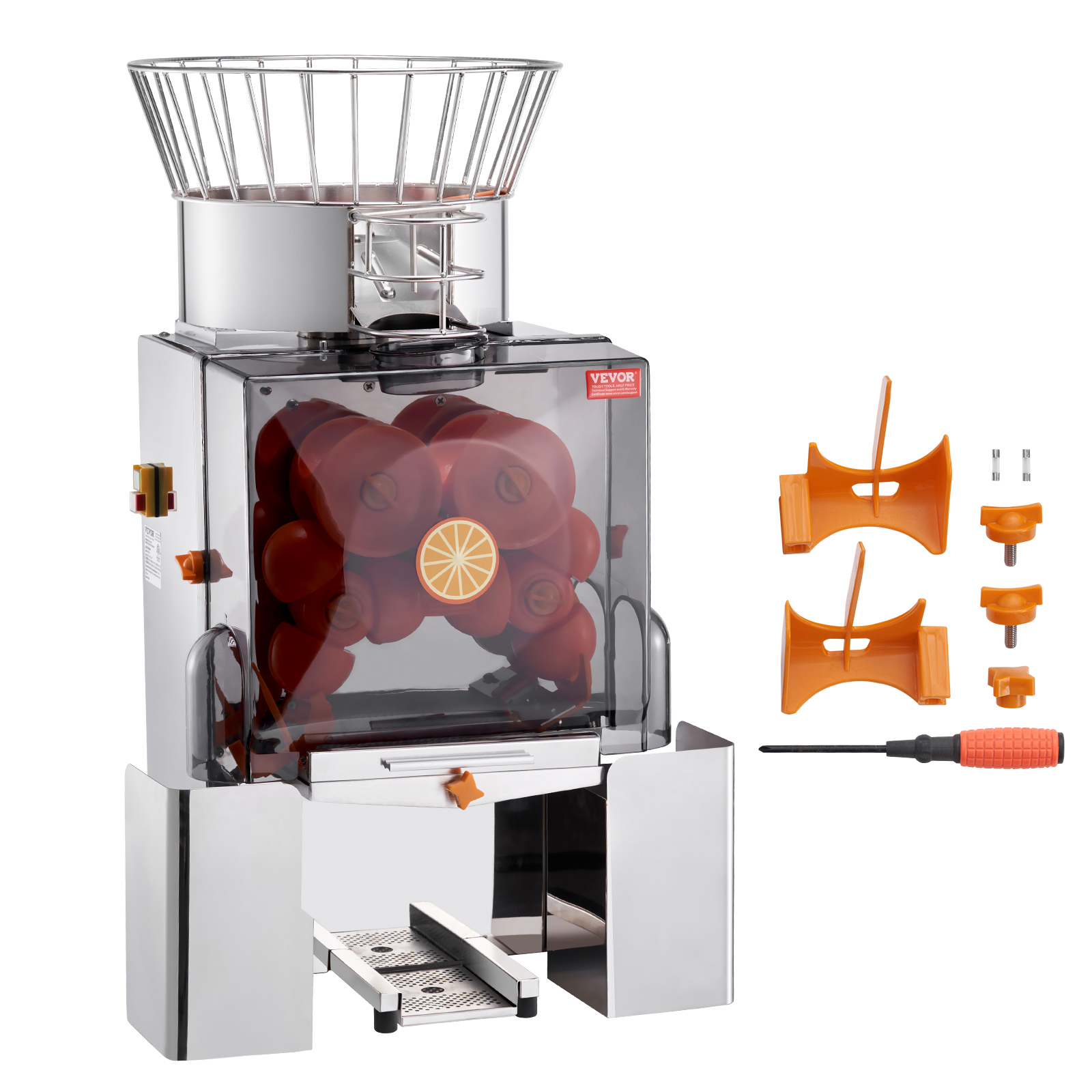 VEVOR Commercial Orange Juicer Machine 120W Juice Squeezer Extractor Filter Box - Picture 35 of 62