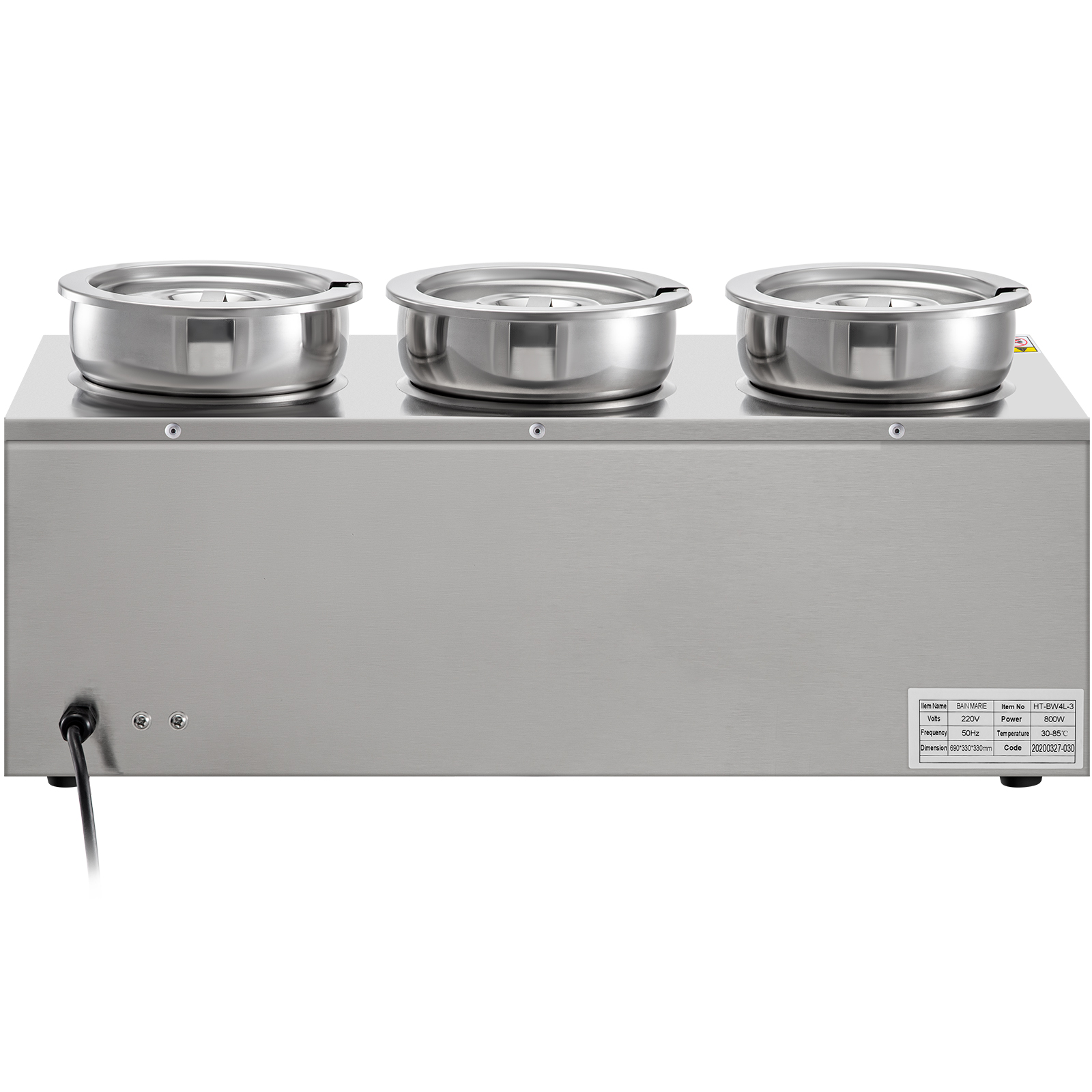 VEVOR 110V Commercial Soup Warmer 29.6 Qt Capacity, 1500W Electric Food  Warmer Adjustable Temp.86-185 , Stainless Steel Countertop Soup Pot with  Tap, Bain Marie Food Warmer for Cheese/Hot Dog/Rice