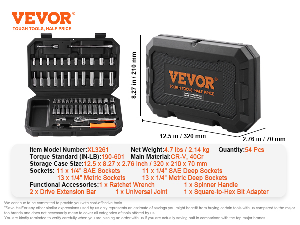 Explore el trinquete eléctrico de VEVOR: socio en trabajos de precisión