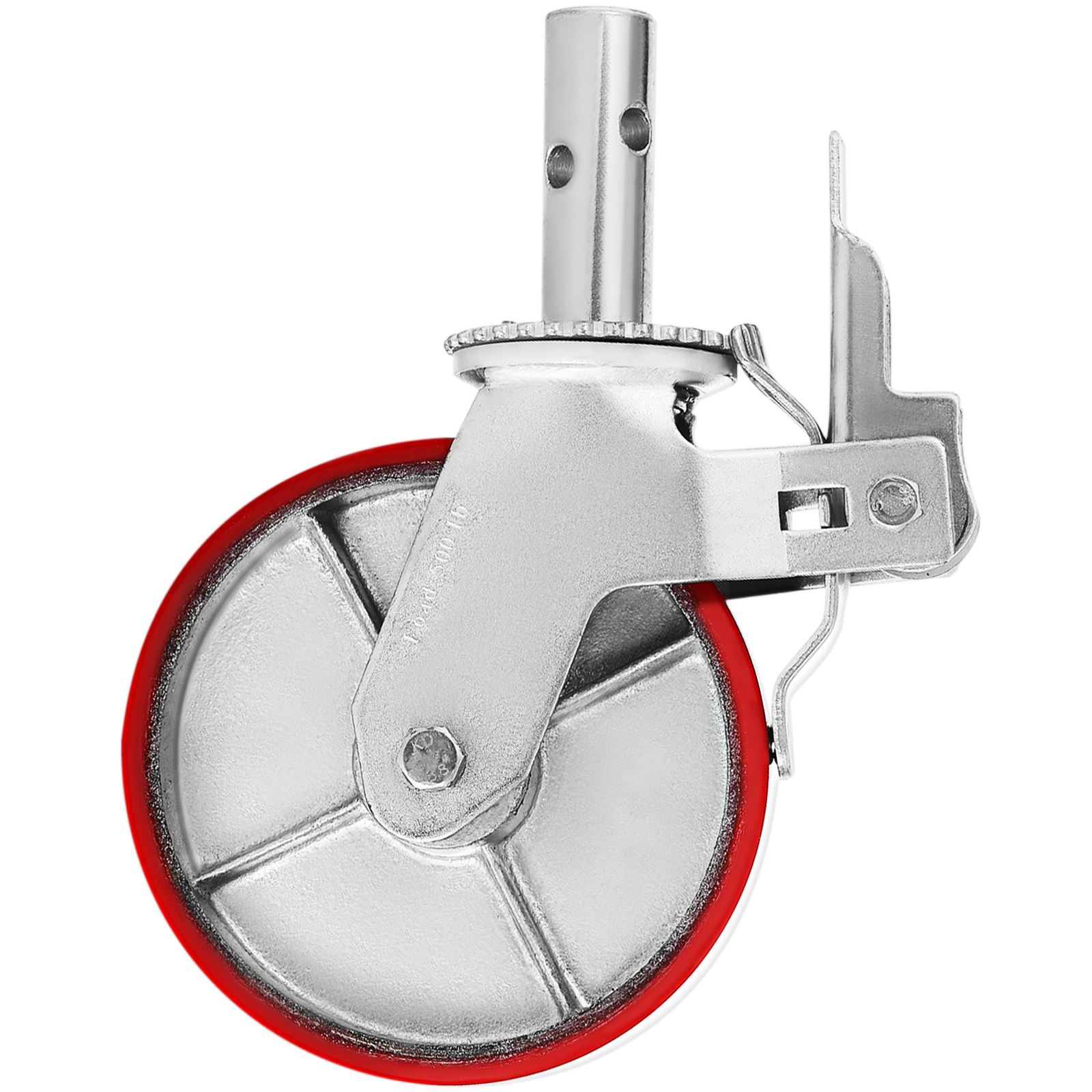 8" Scaffolding Non Marking Polyurethane Swivel Caster Wheels - Picture 11 of 12