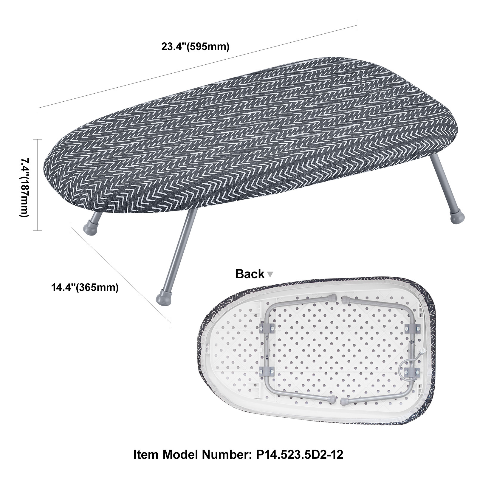 Ironing Board Large/Small Ironing Surface Thickened 4/3 Layers Iron Board - Picture 33 of 38