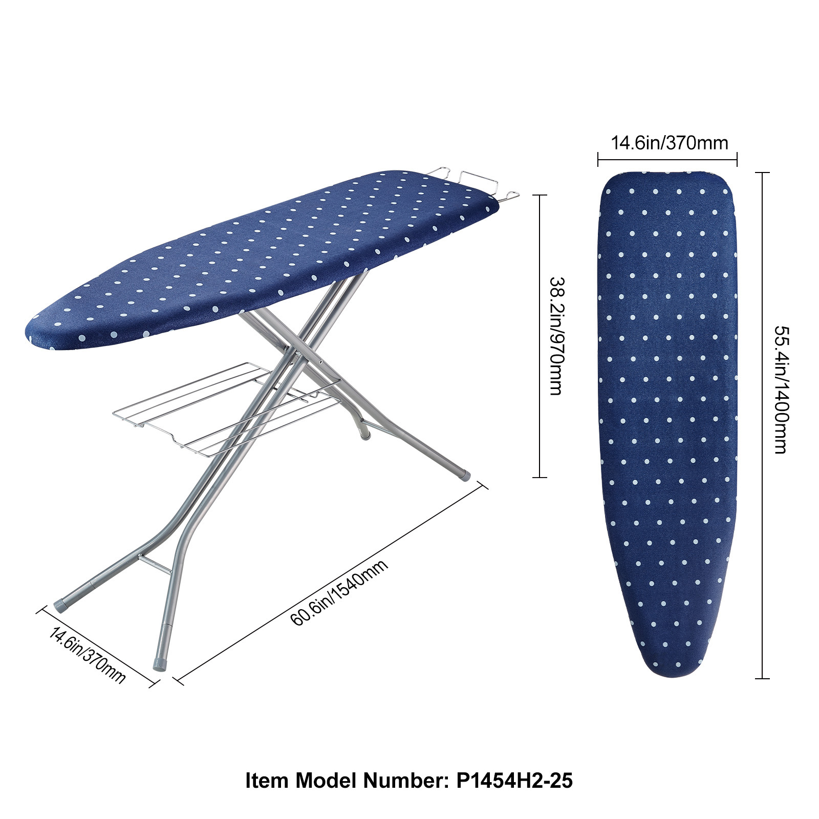 Ironing Board Large/Small Ironing Surface Thickened 4/3 Layers Iron Board - Picture 21 of 38
