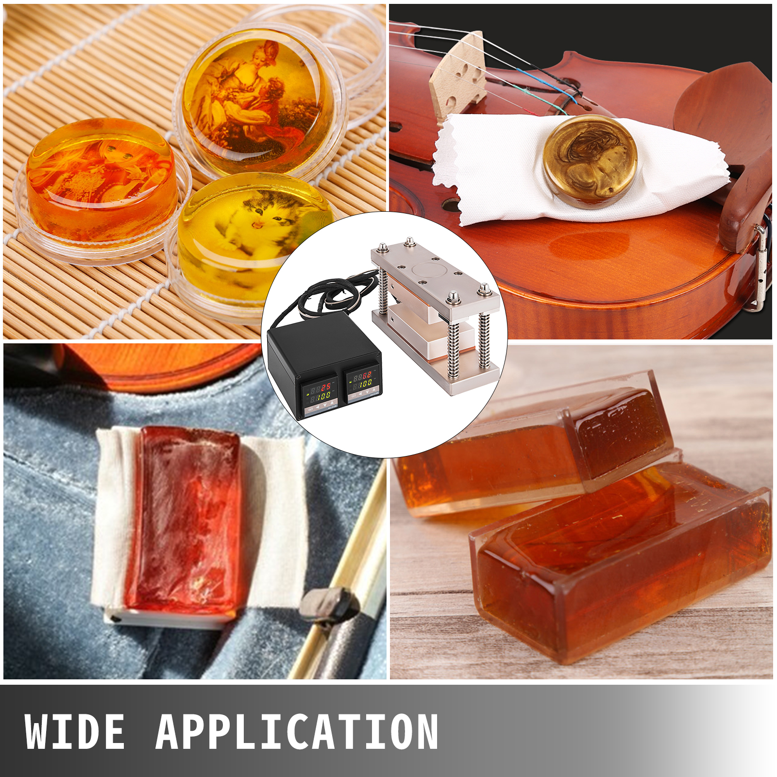 3x7" Rosin Press Caged Plate Kitpairs 1020 Ton Hydraulic Rosin Heat