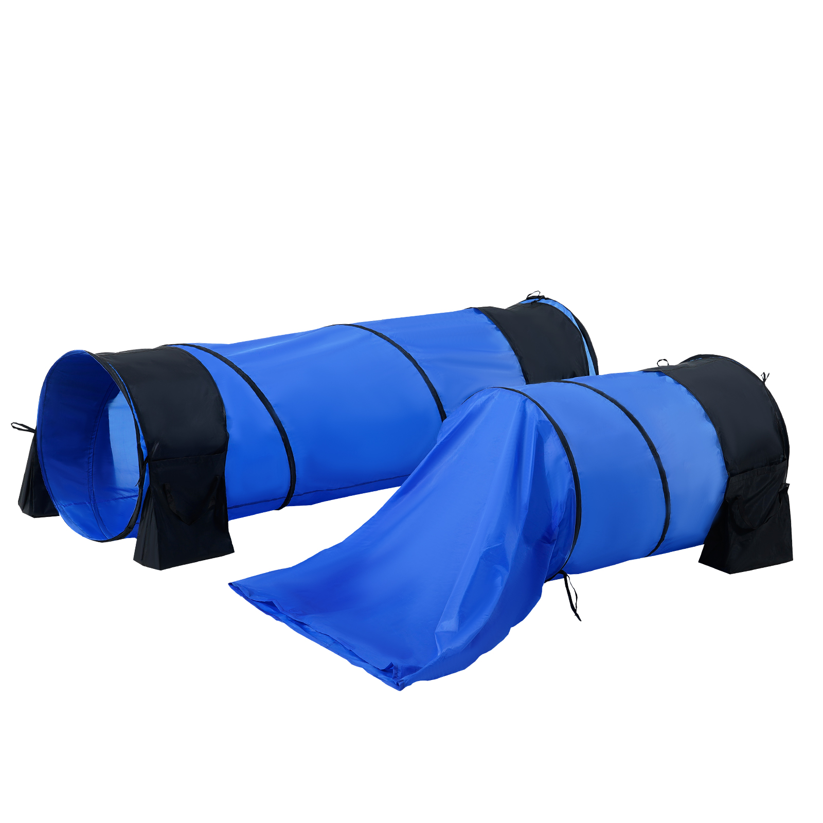 VEVOR Dog Agility Training Equipment w/ Hurdles Cone/Tunnel / Jump/Tunnels Ring - Picture 83 of 98