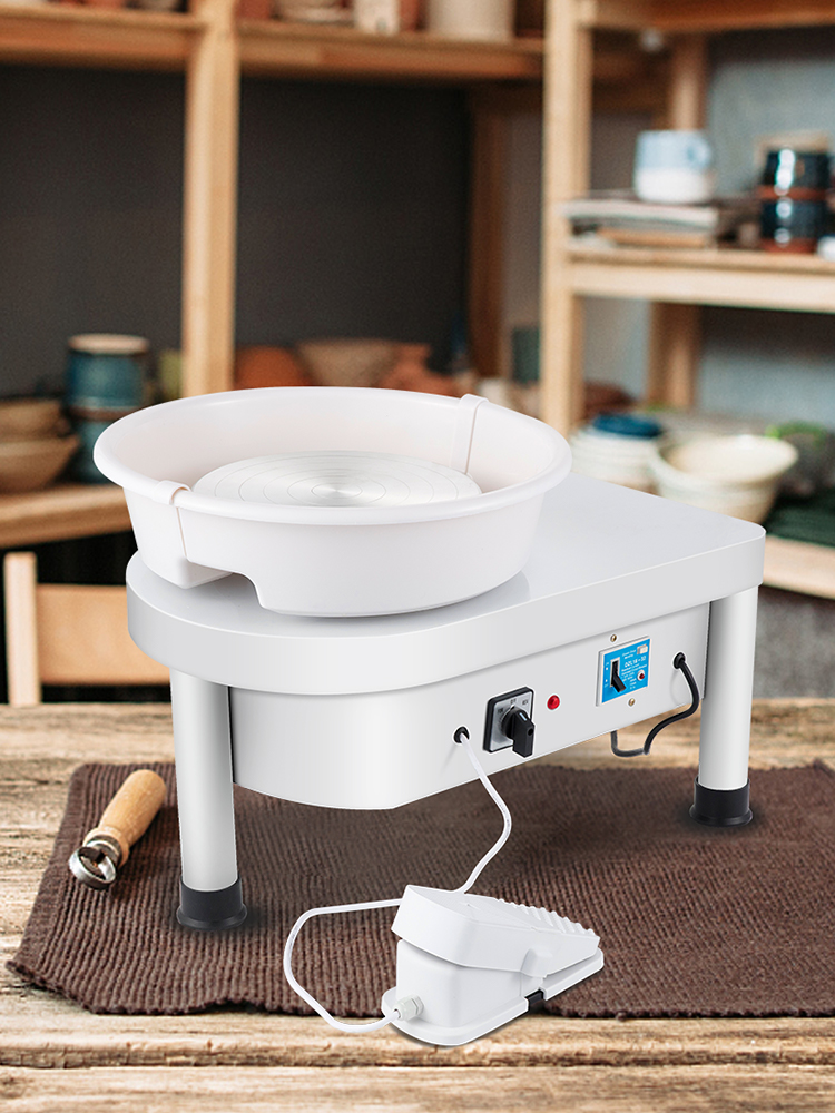 VEVOR Pottery Wheel Machine 25cm, Pottery Forming Machine 280W Electric  Wheel for Pottery with Foot Pedal and Detachable Basin Easy Cleaning for  Ceramics Clay Art Craft DIY 