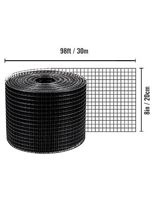 Critter Guard Wire,8 in,98 ft
