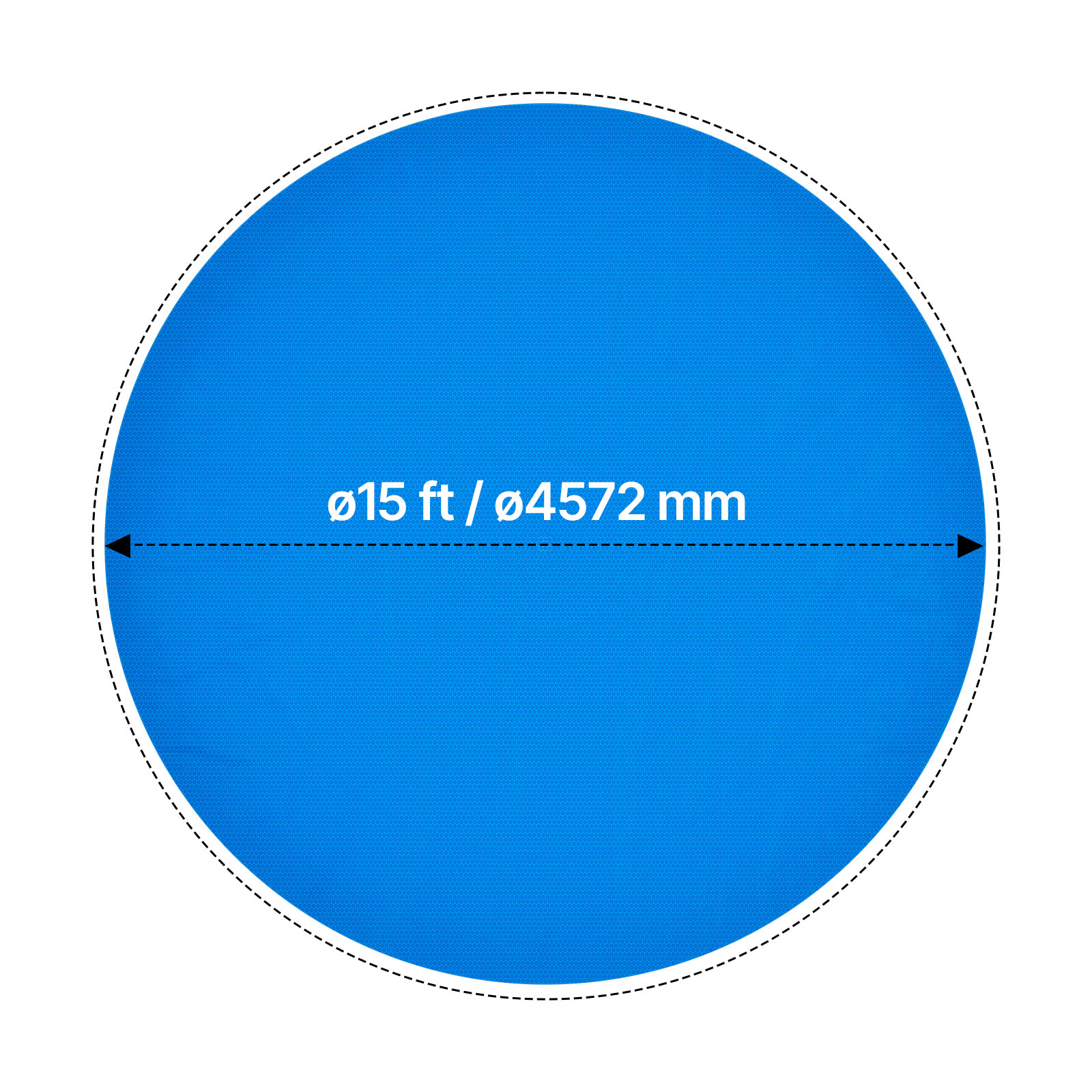 Uimoso 12 Mil Solar Pool Cover - 15/18/24 ft for Round Pools Solar Heating Cover