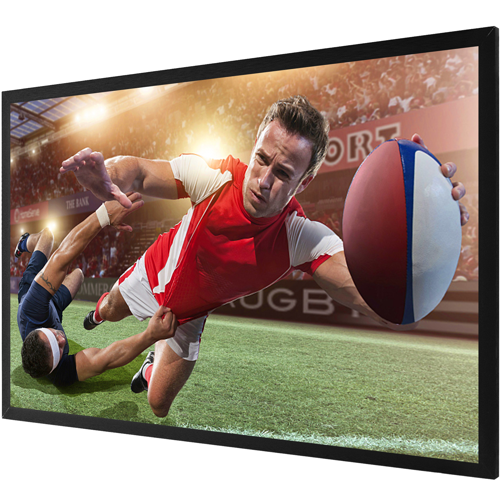 VEVOR 100"-155" Projector Screen 16:9 HD 4K Home Theatre 3D Aluminum & PVC - Picture 35 of 132