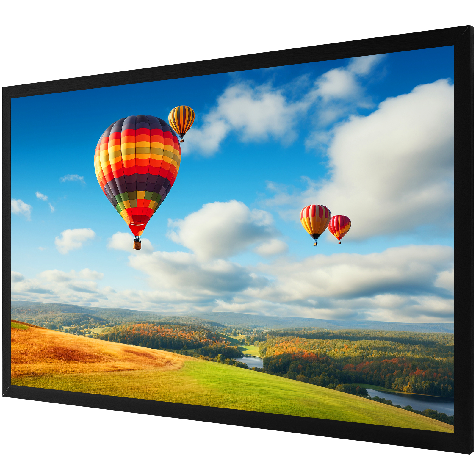 VEVOR 100"-155" Projector Screen 16:9 HD 4K Home Theatre 3D Aluminum & PVC - Picture 59 of 132