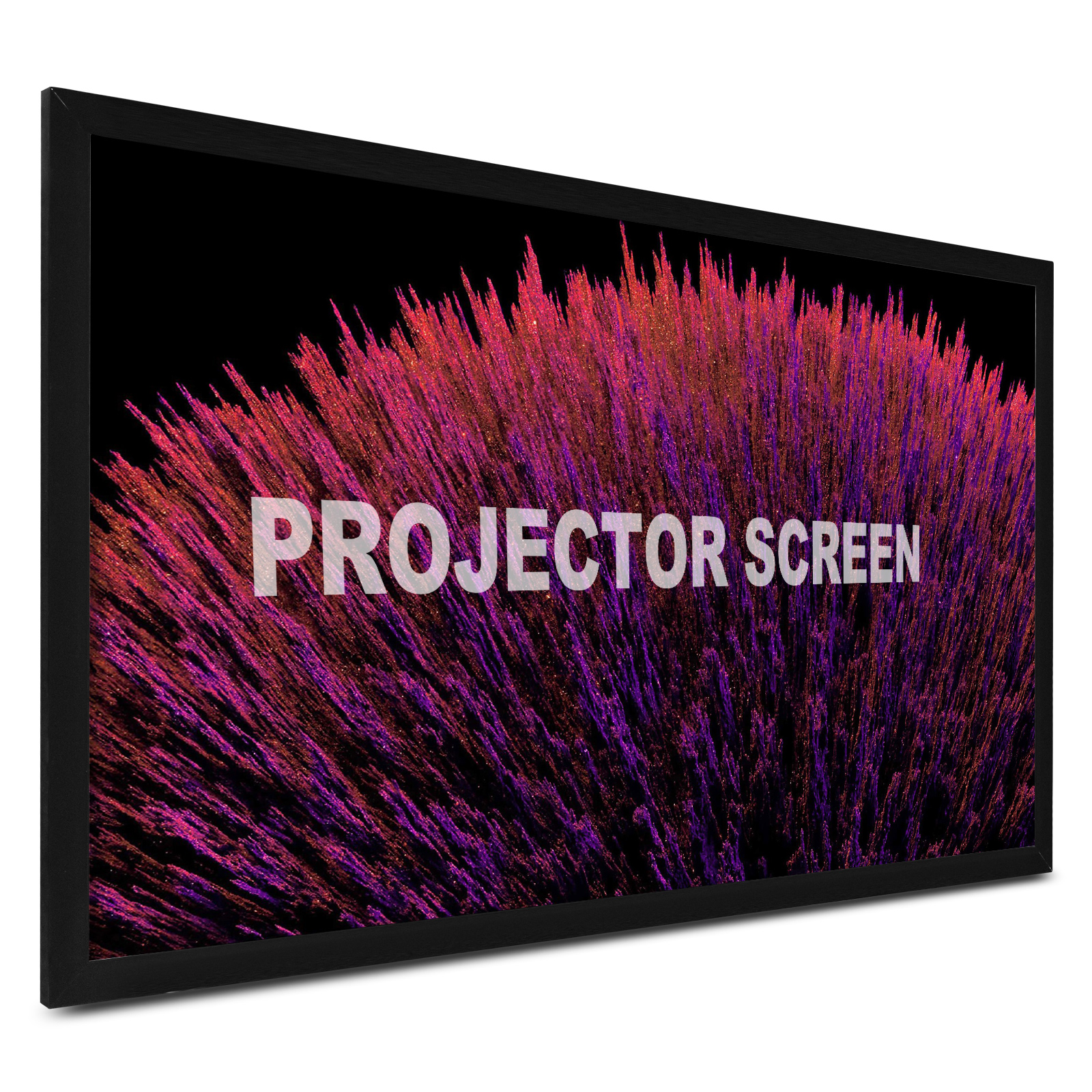 VEVOR 100"-155" Projector Screen 16:9 HD 4K Home Theatre 3D Aluminum & PVC - Picture 109 of 132