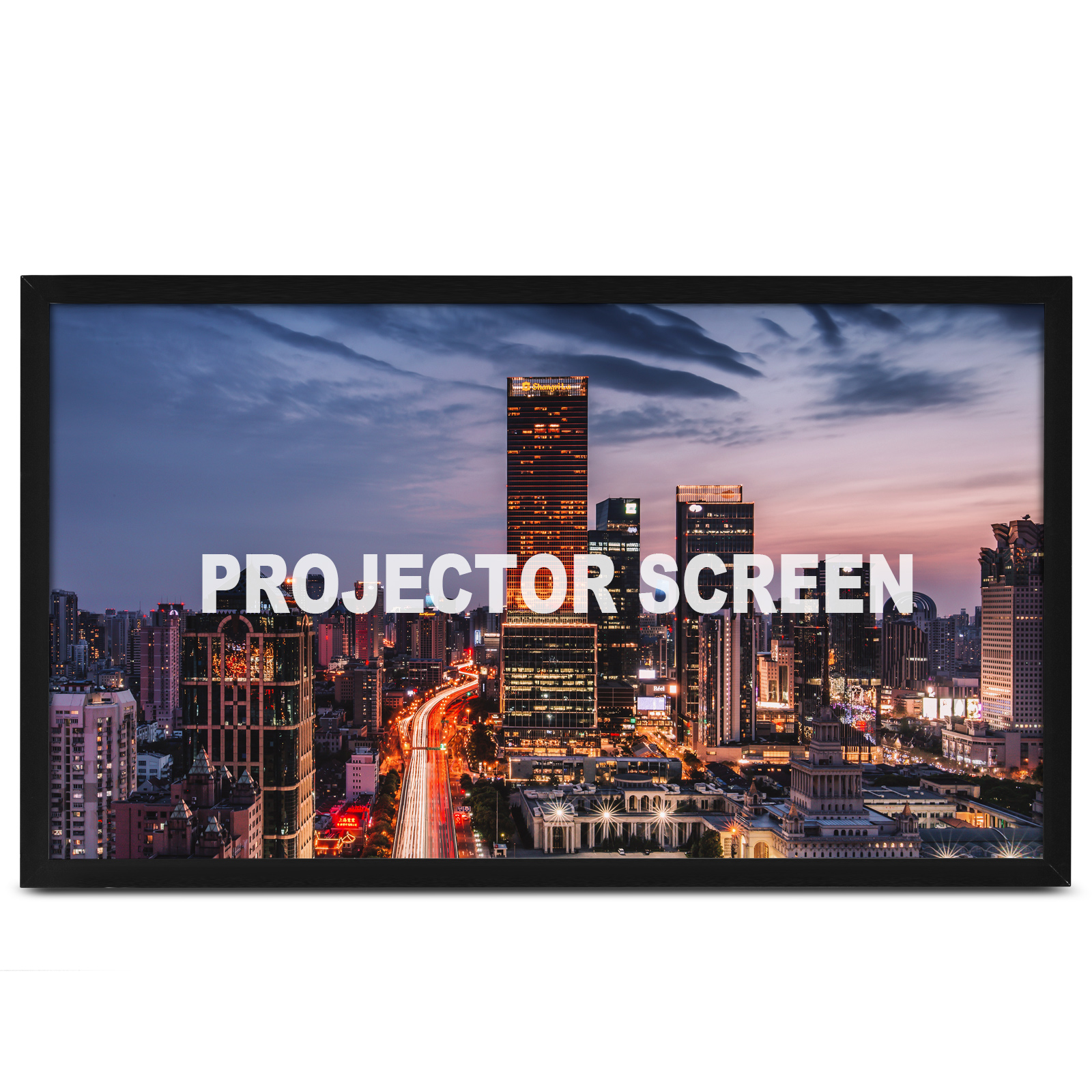 VEVOR 100"-155" Projector Screen 16:9 HD 4K Home Theatre 3D Aluminum & PVC - Picture 119 of 132
