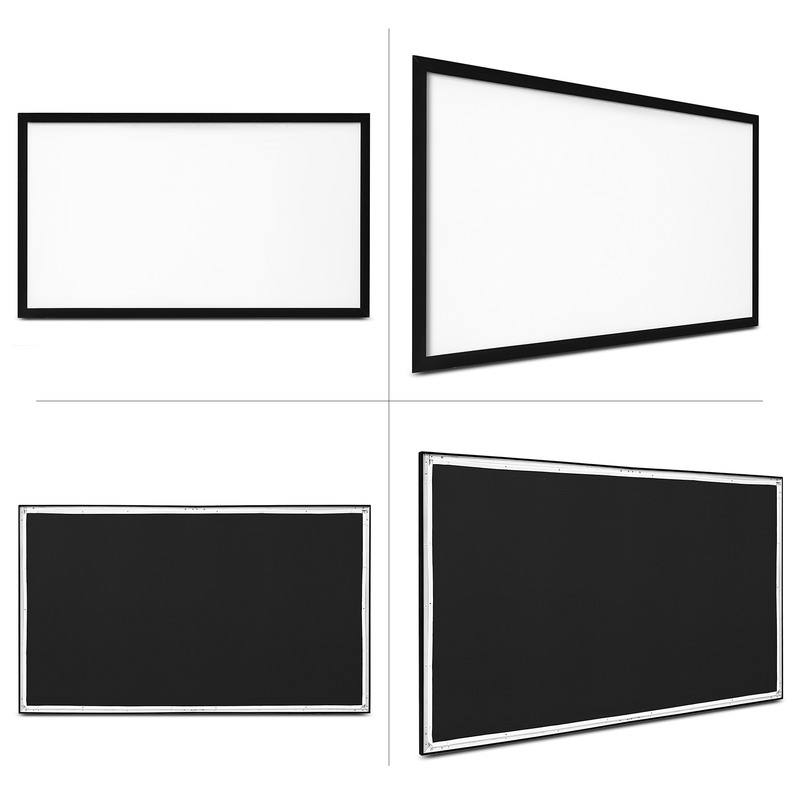 VEVOR 100"-155" Projector Screen 16:9 HD 4K Home Theatre 3D Aluminum & PVC - Picture 114 of 132