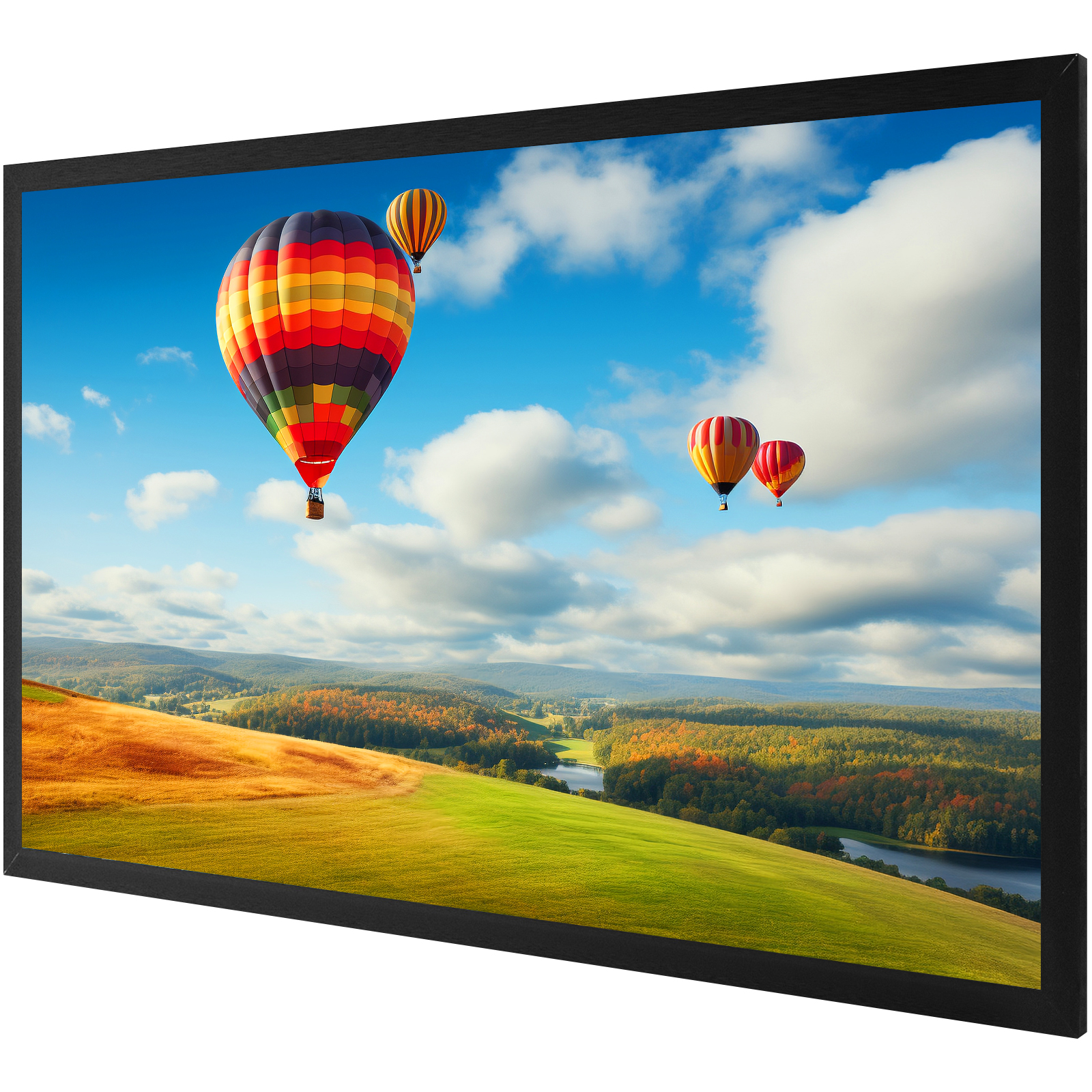 VEVOR 100"-155" Projector Screen 16:9 HD 4K Home Theatre 3D Aluminum & PVC - Picture 131 of 132