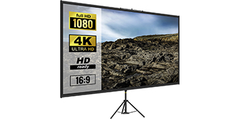 VISULAPEX Pantalla Proyector Portátil 120 Pulgadas con Tripode - Pantalla  de Proyección 16:9 4K Full HD Aluminio para Cine casa Camping Eventos  Recreativos : : Electrónica