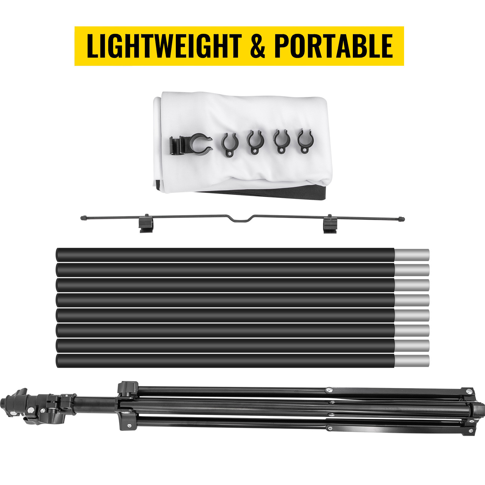 Tripod Projector Screen with Stand 60"/70"/80"/90"/100"/110" 4K HD 16:9 - Picture 55 of 72