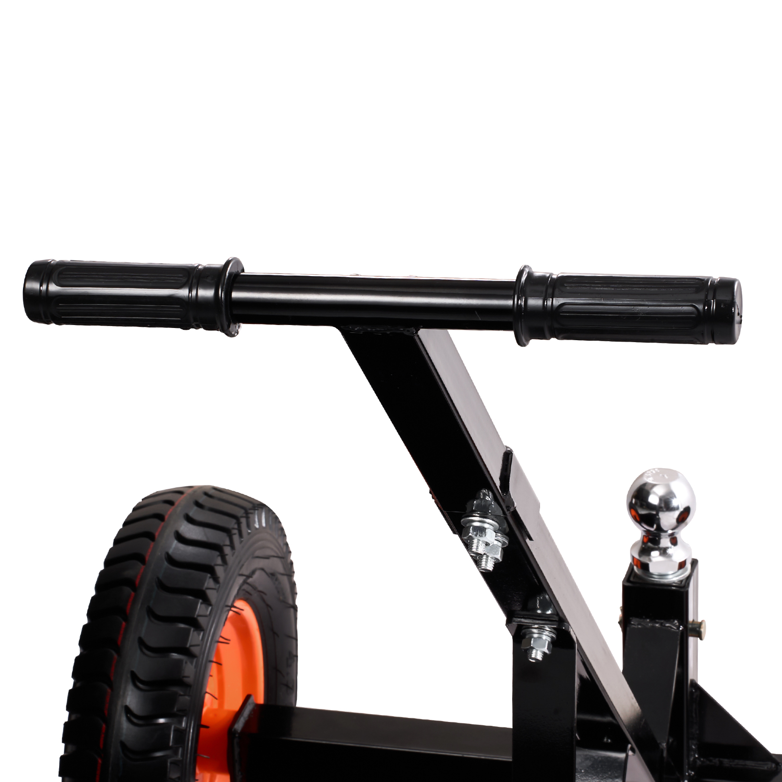 1200lb Trailer Dolly – Adjustable Height 18-22", 2" Ball, 15.2" Tires, Carbon Steel