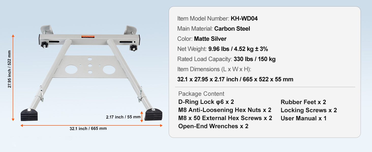 Ladder Stabilizer,Adjustable Feet,Heavy Duty