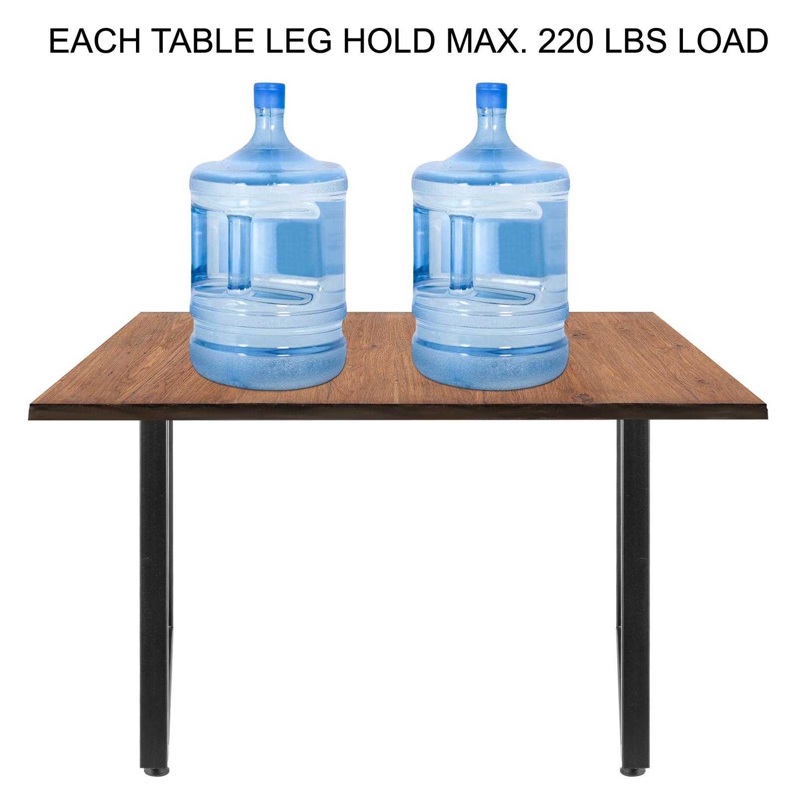 VEVOR Vevor 2x Industry Metal Steel Table Legs Trapezoid Shape Desk