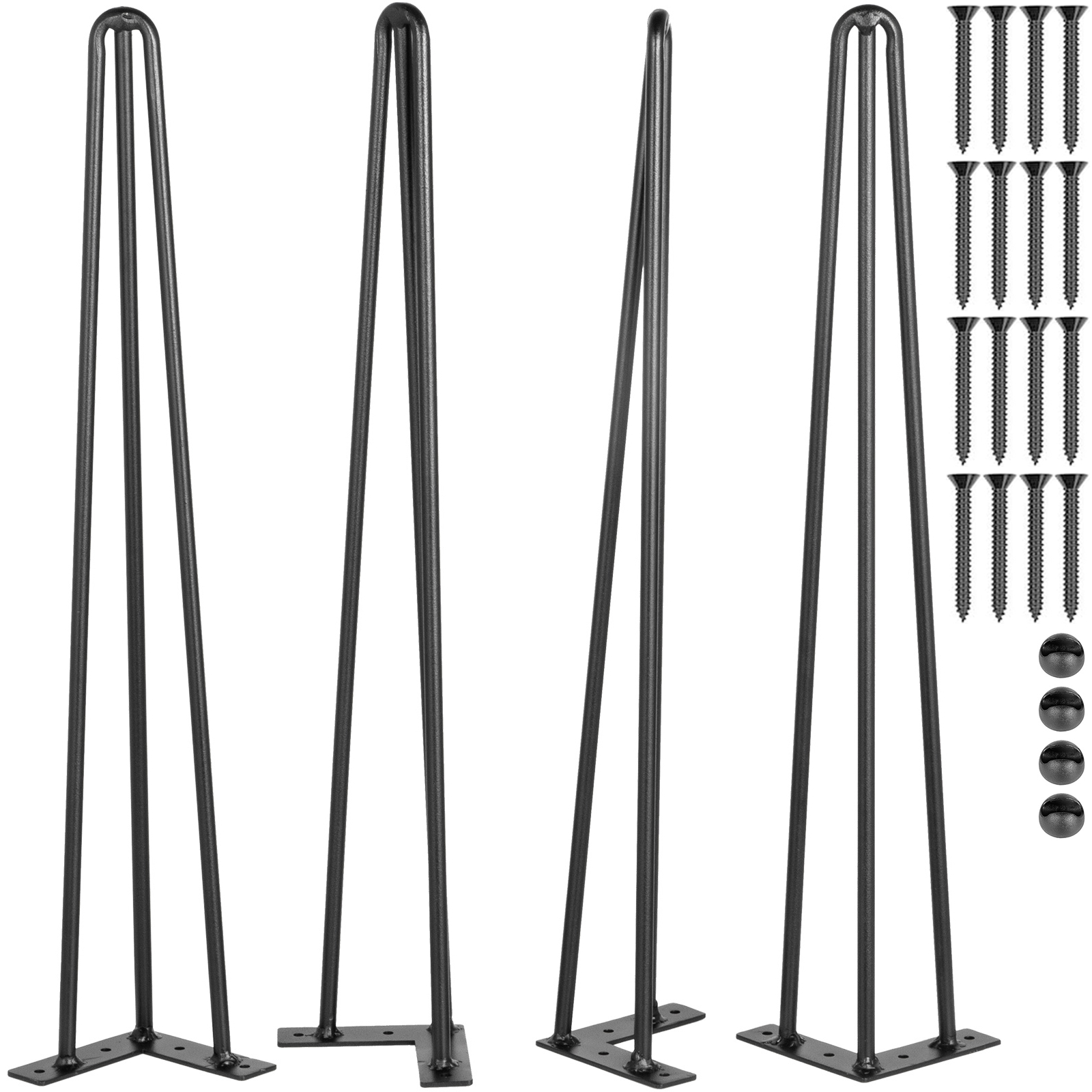 Hairpin Table Legs,Carbon Steel,16-40inch