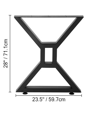 Metal Table Legs,2 PCs,Heavy Duty