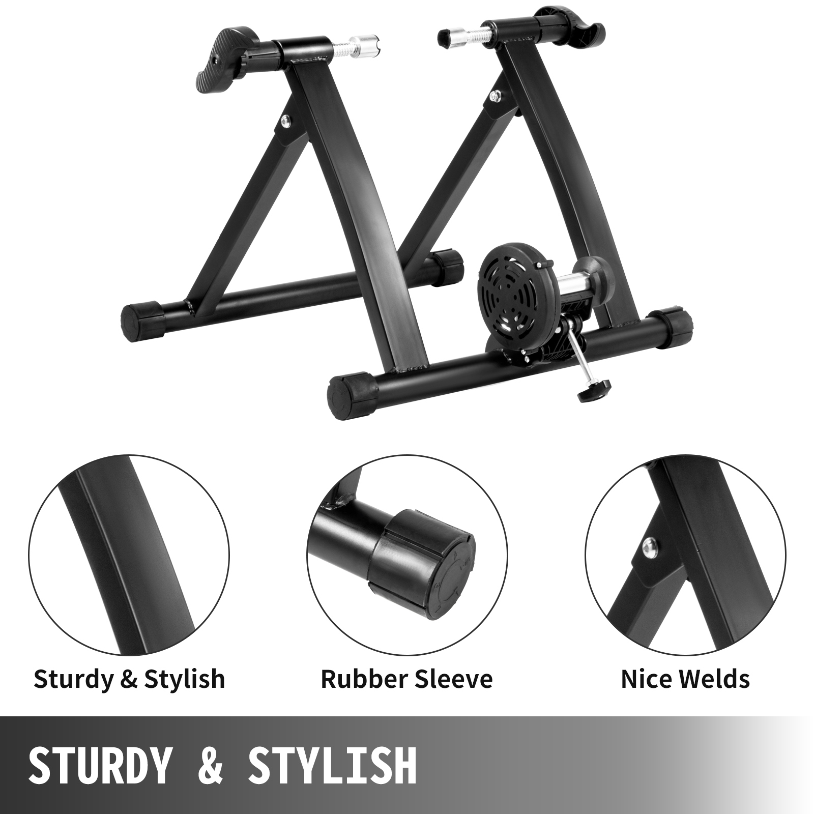 Details about   Bike Trainer Stand Magnetic Bicycle Stationary Stand For Indoor Exercise New 