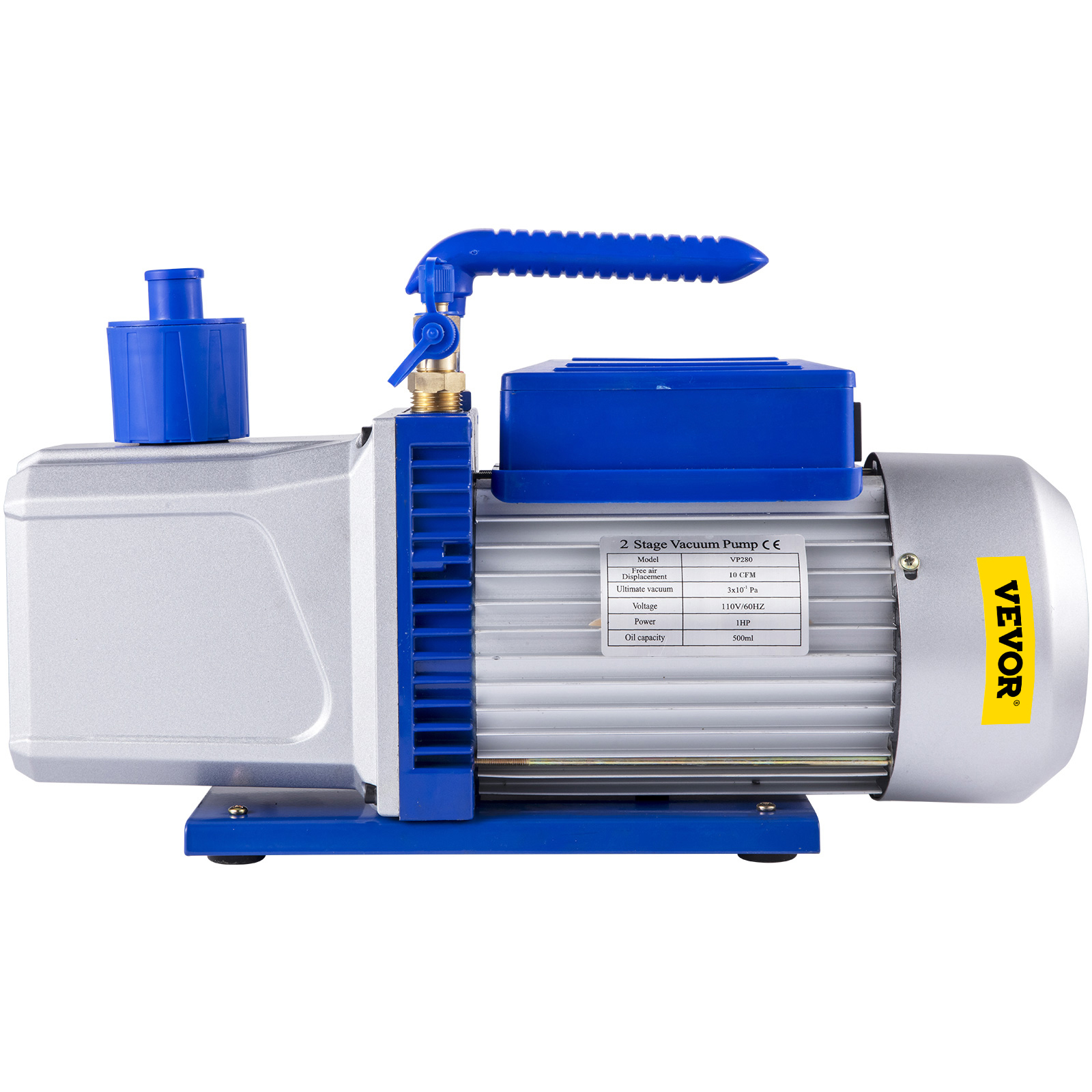 9 CFM 1 HP Rotary 2 Stage Vacuum Pump Refrigerant Gauges Tools Air Condition - Picture 95 of 110