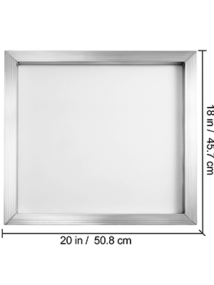 VEVOR Silk Screen Frame 6 Pieces Aluminum Silk Screen Frame 18x20 Inch Silk Screen Printing Frame with White 160 Count Mesh