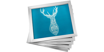 VEVOR Silk Screen Frame 6 Pieces Aluminum Silk Screen Frame 18x20 Inch Silk Screen Printing Frame with White 160 Count Mesh