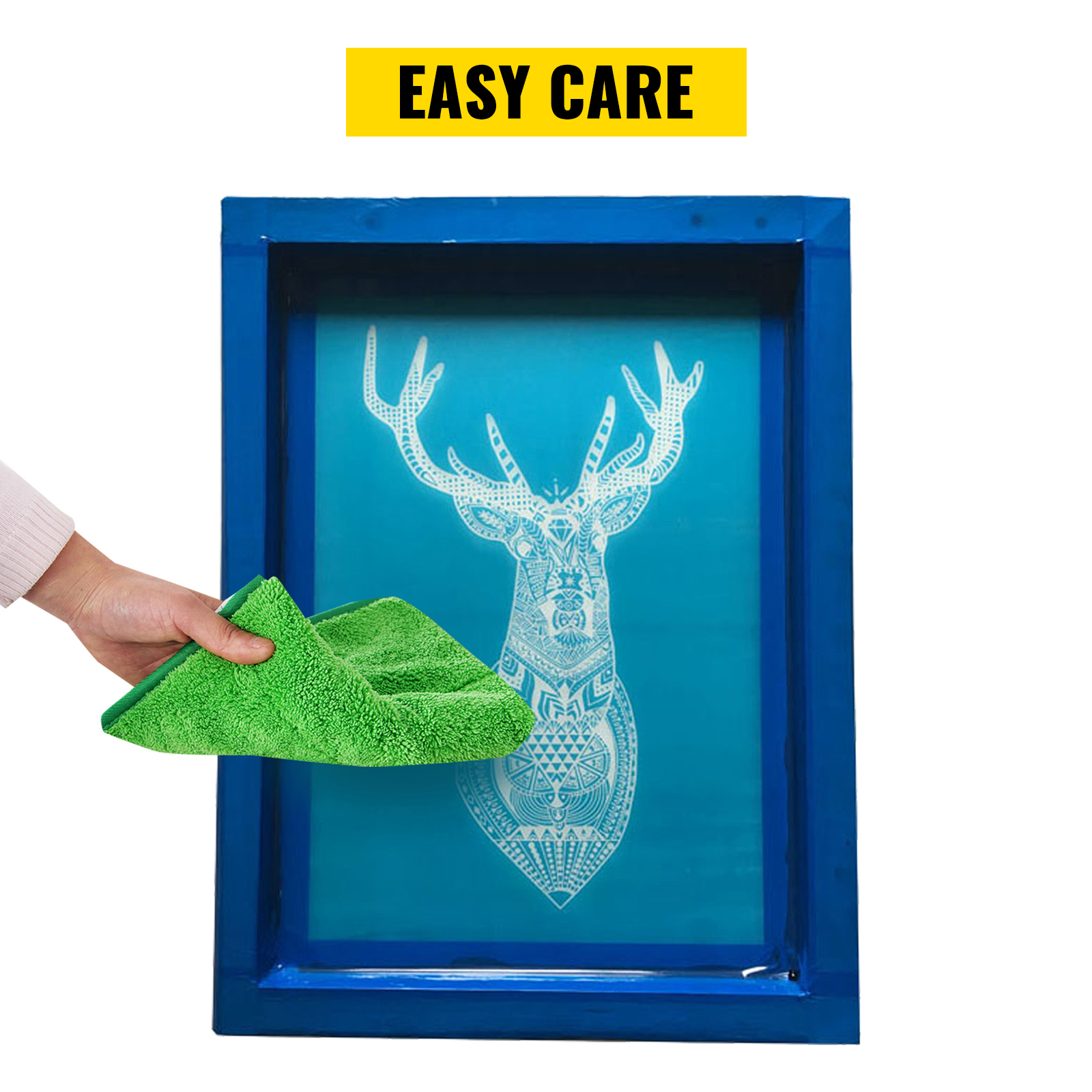 VEVOR Silk Screen Frame 6 Pieces Aluminum Silk Screen Frame 20x24 Inch Silk Screen Printing Frame with Yellow 305 Count Mesh