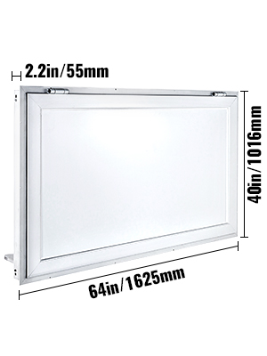 VEVOR Concession Window 64 x 40 Inch, Concession Stand Serving Window ...