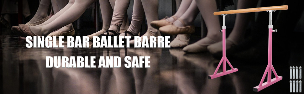 VEVOR Ballet Barre Dance Barre Fitness Ballet Bar Portable