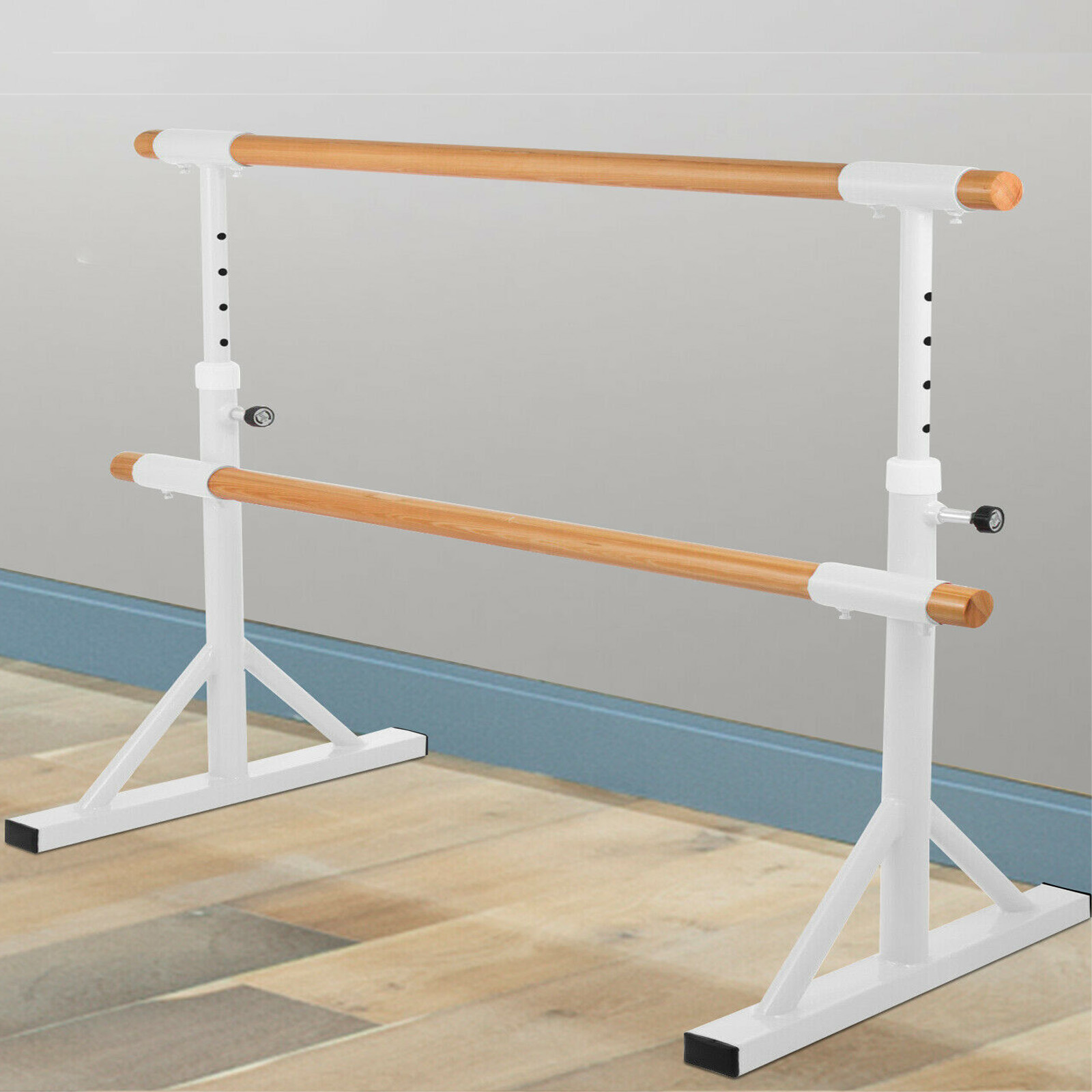 4ft Portable Double Freestanding Ballet Barre 29 Home Hight