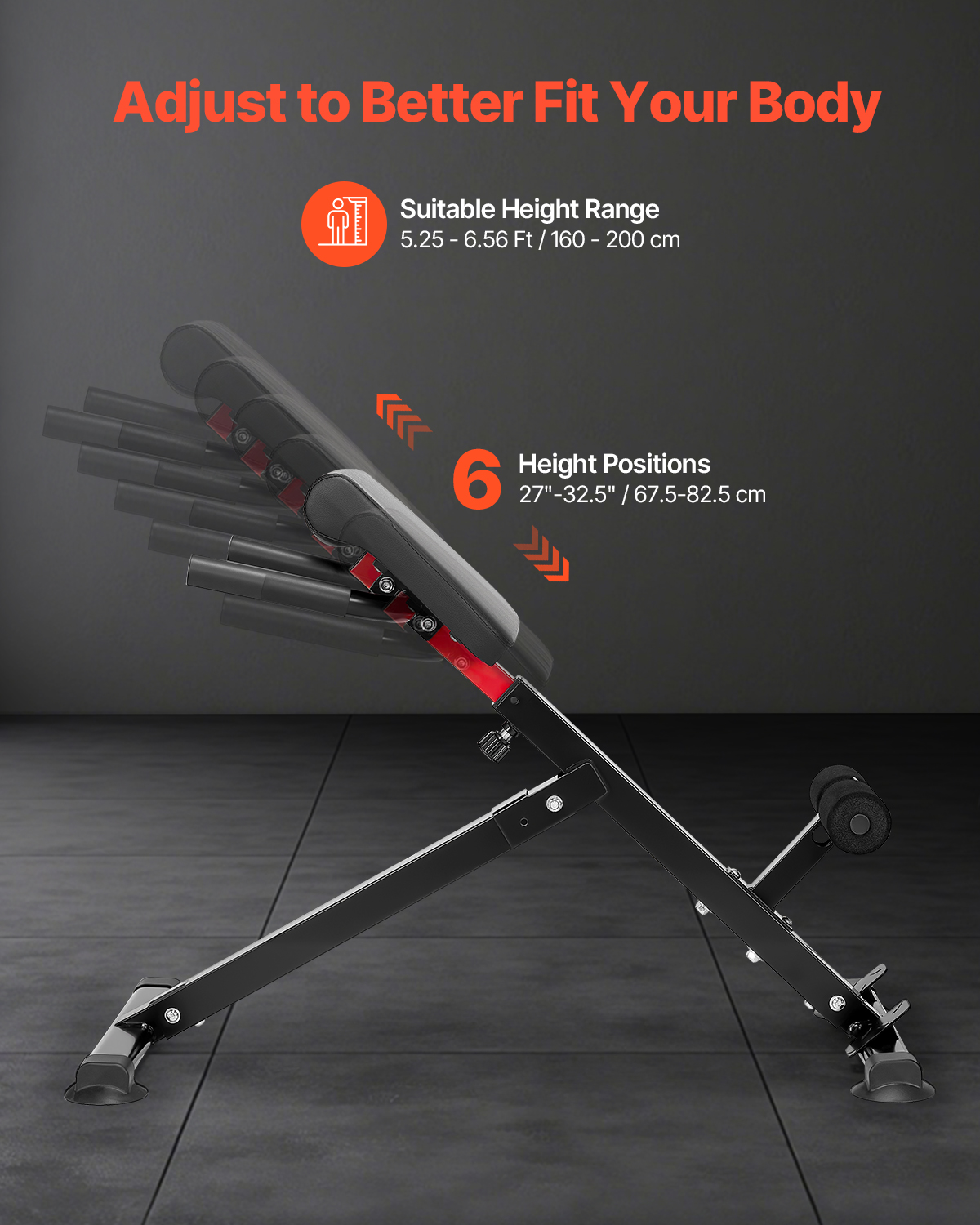 Roman Chair Back Extension Hyperextension Bench Multi-Function Adjustable Gym