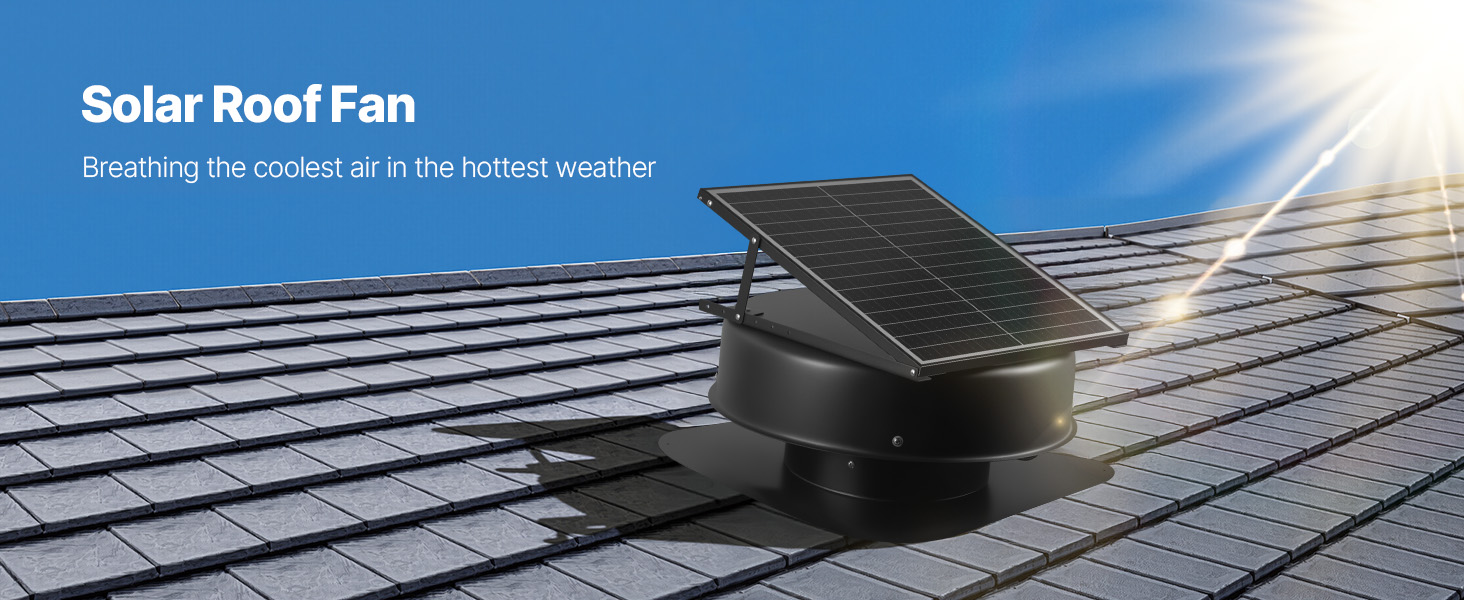 solar attic fan