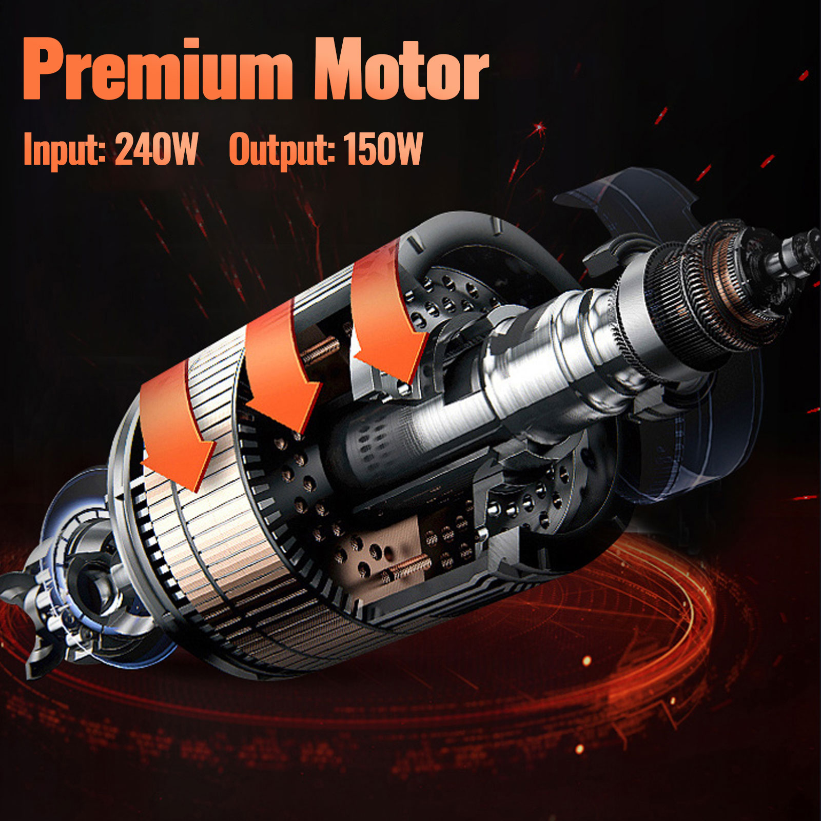 VEVOR Commercial Meat Slicer, 10 inch Electric Food Slicer, 240W Frozen