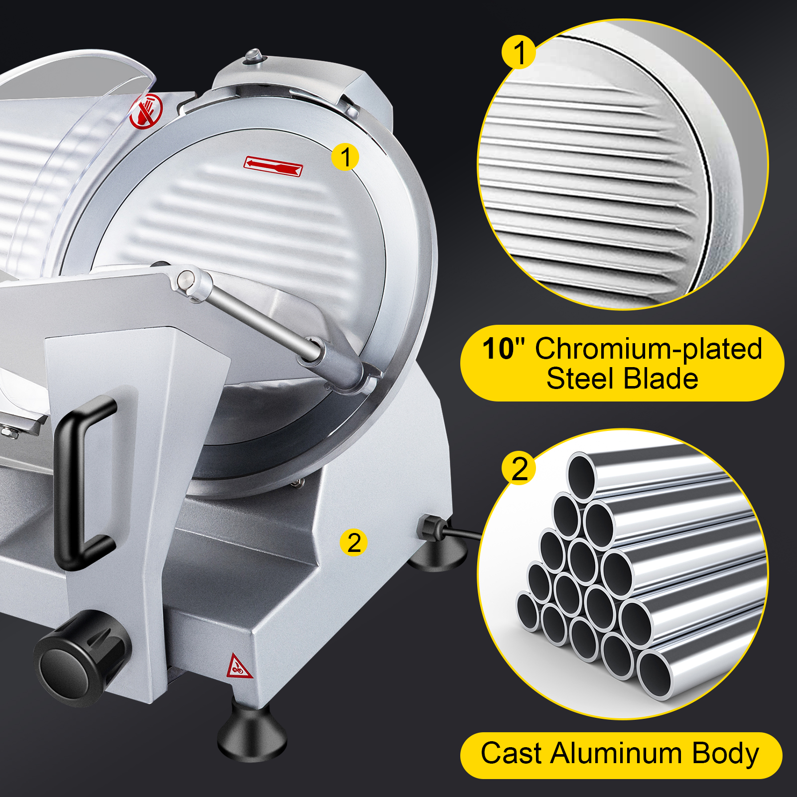 Vevor 10 Inch Slicer Static Pulse Electrical Ltd.