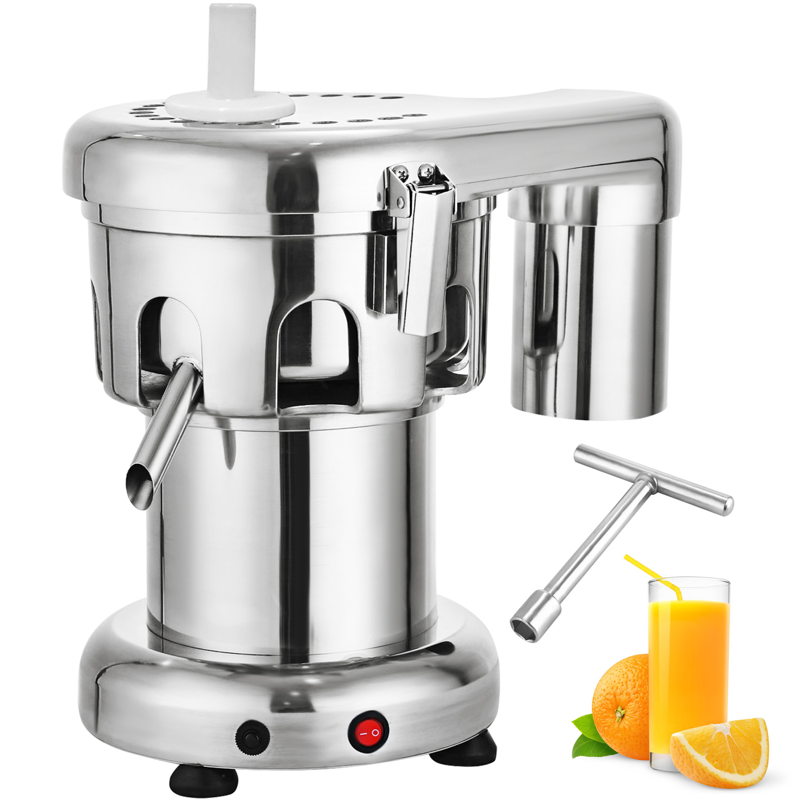 2800 RPM Commercial Juice Extractor Stainless Steel Juicer Heavy Duty WF-A3000 