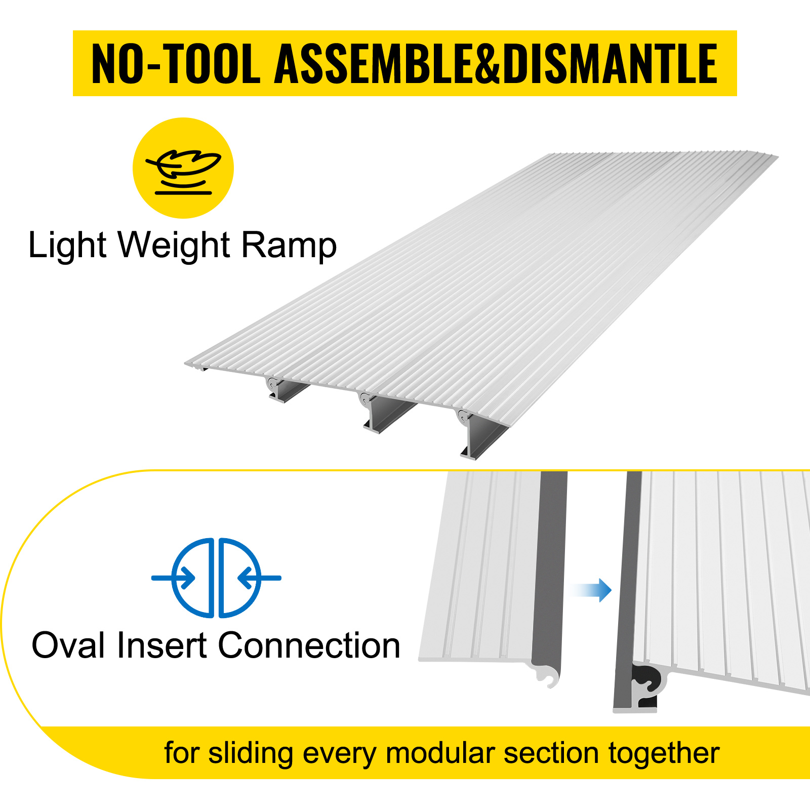 VEVOR Transitions Modular Entry Ramp, 3