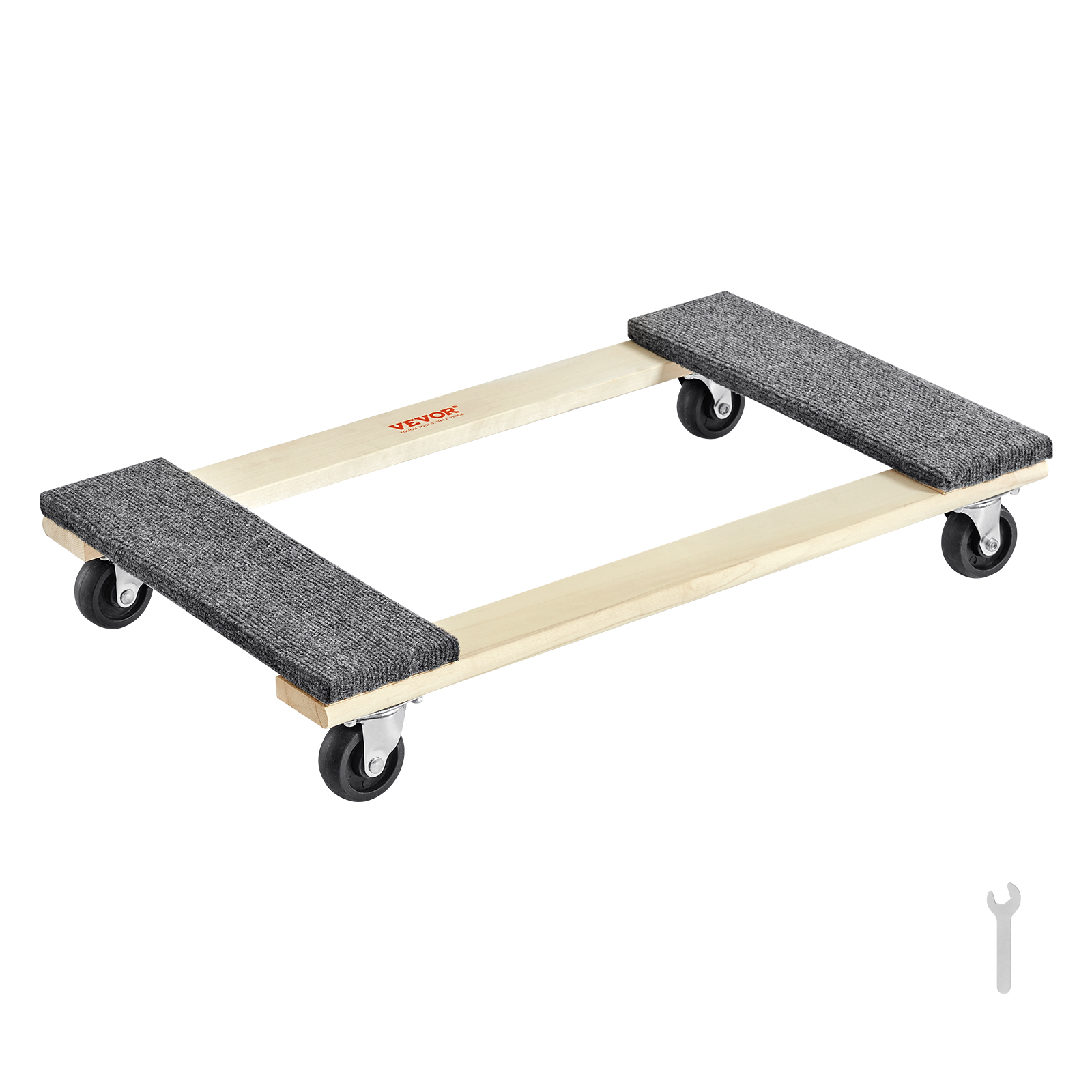 VEVOR 2PCS Platform Dolly Interlocking Edge Furniture Mover 500lbs Capacity Each
