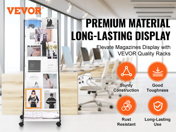 Marketing Holders File Catalog Rack Wall Mount 8.5" W Pamphlets Magazine Literature Display