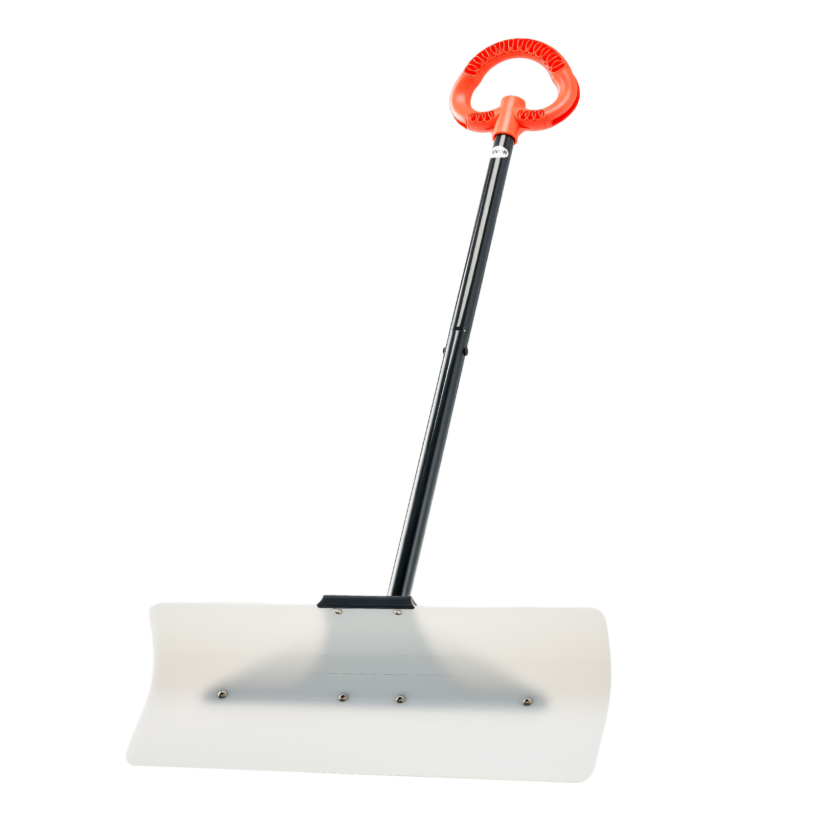 VEVOR Snow Pusher Shovel 24" 30" 36" 48" Snow Plow for Driveway Ergonomic Grip