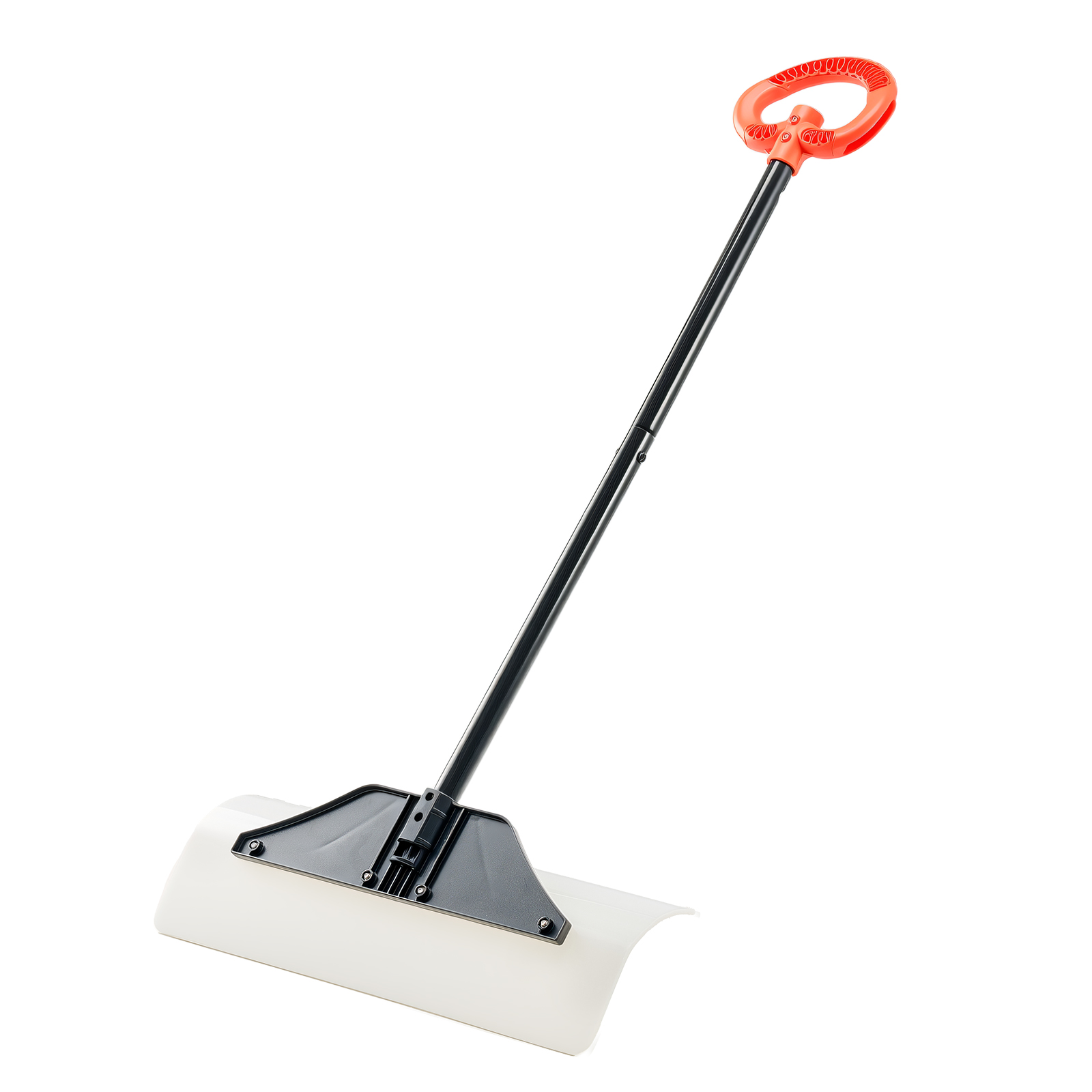 VEVOR Snow Pusher Shovel 24" 30" 36" 48" Snow Plow for Driveway Ergonomic Grip