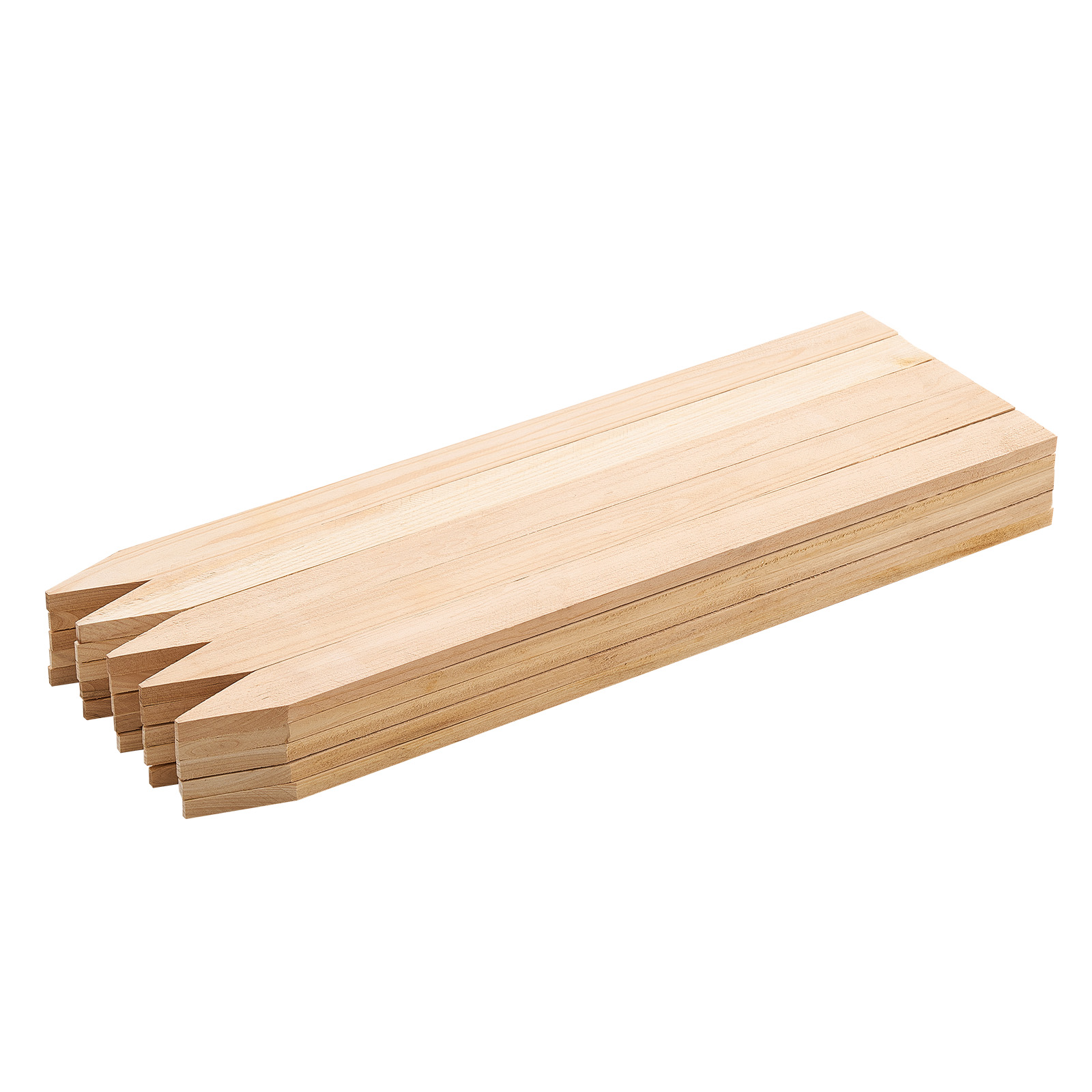 Uimoso Set of 25 Wooden Stakes Fir Wood 24