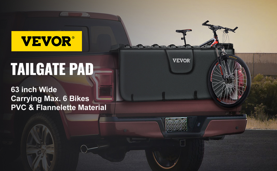 bike pad for truck tailgate