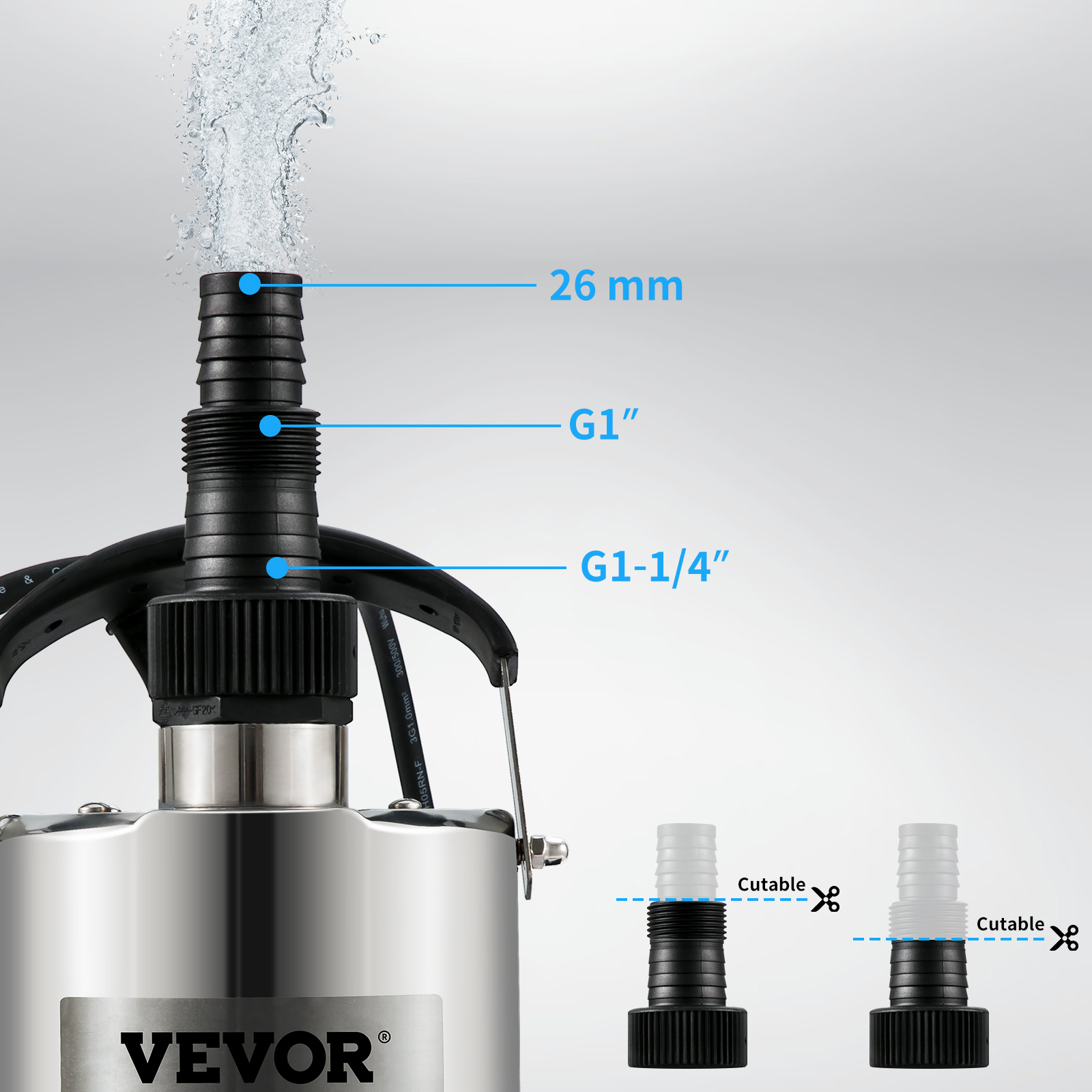 Bomba de aguas residuales VEVOR: para un sistema de drenaje sin  complicaciones