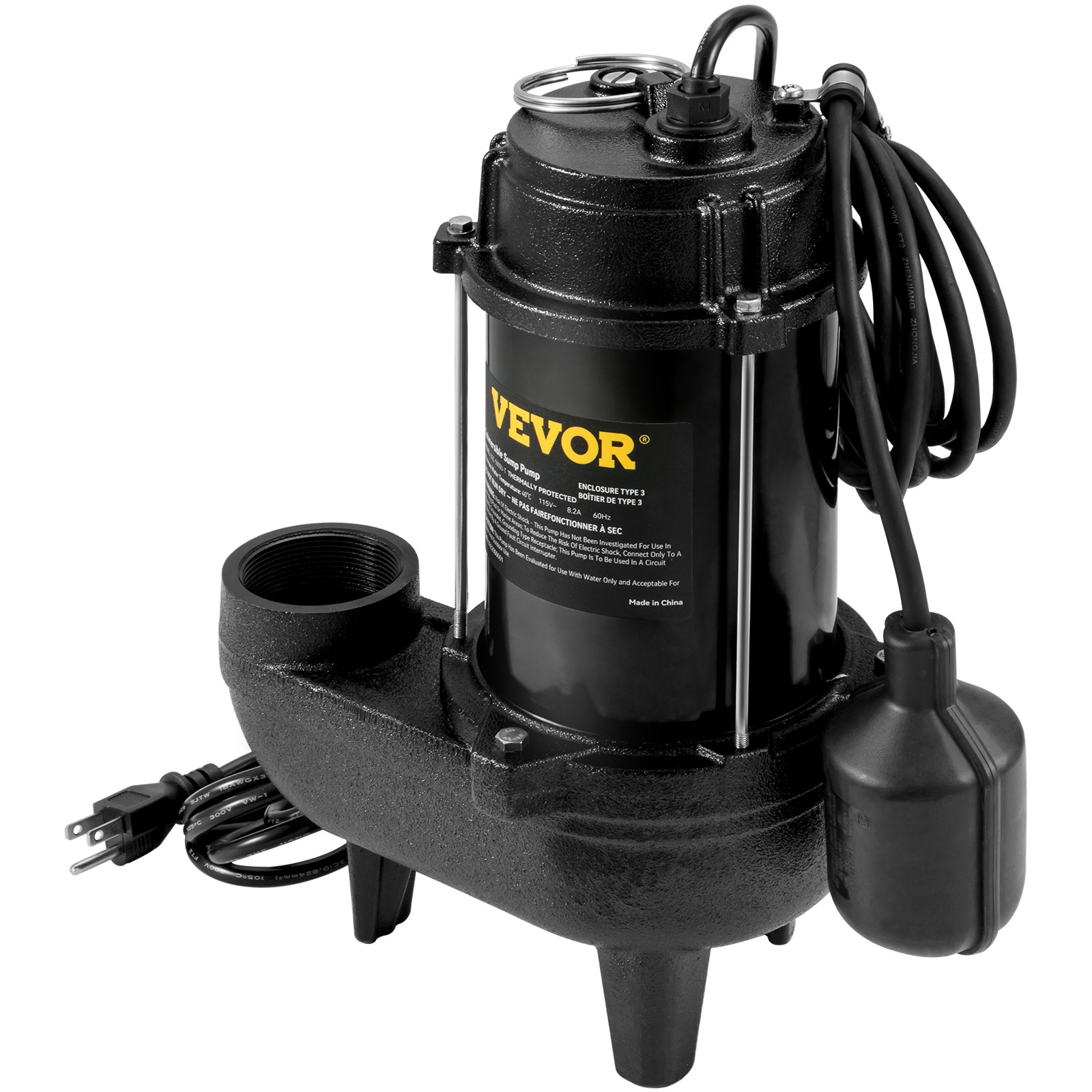 Submersible Sump Pump Water Pump 0.5/0.75/1/1.5 HP 66/72/93/98/100GPM Flow - Picture 50 of 62