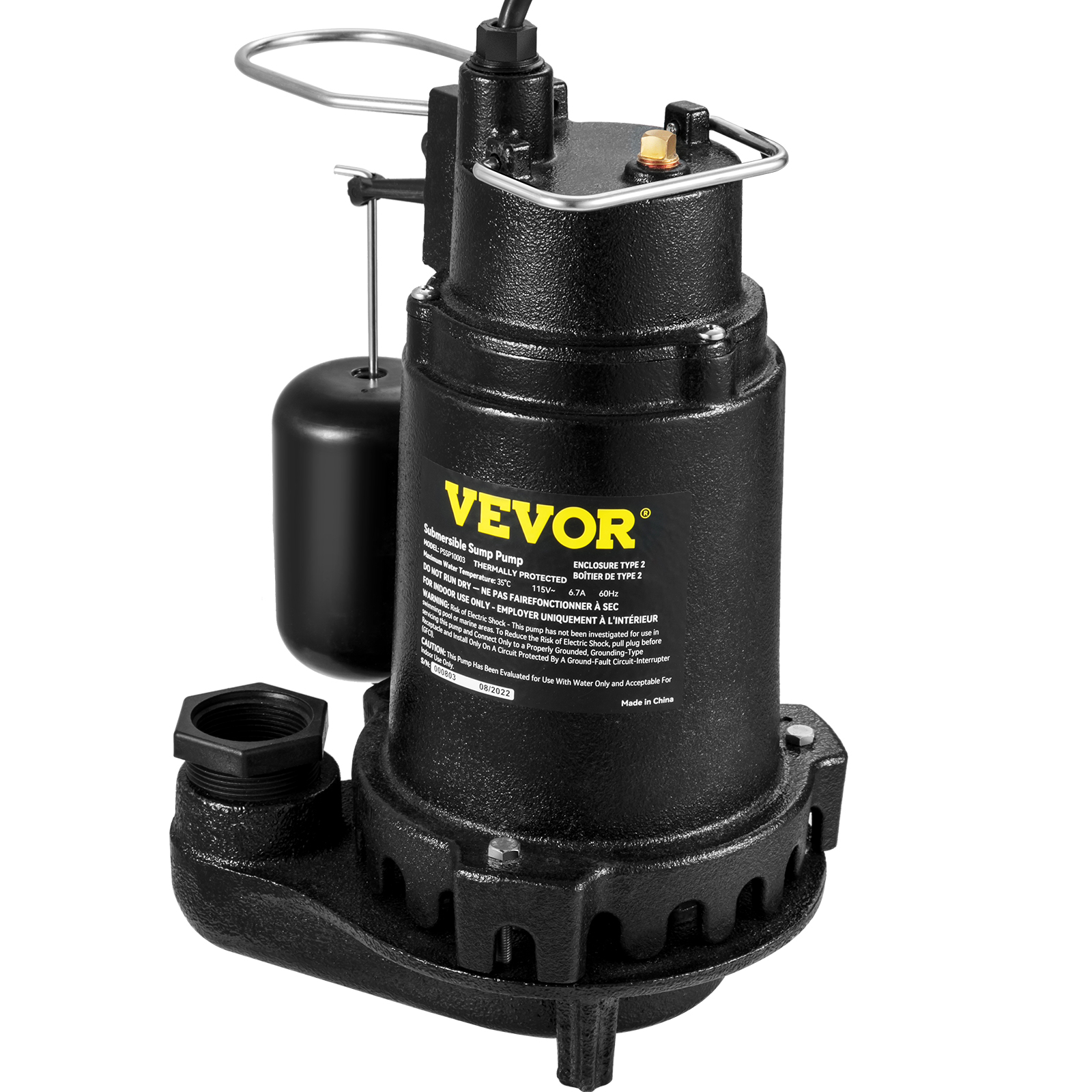 Submersible Sump Pump Water Pump 0.5/0.75/1/1.5 HP 66/72/93/98/100GPM Flow - Picture 62 of 62