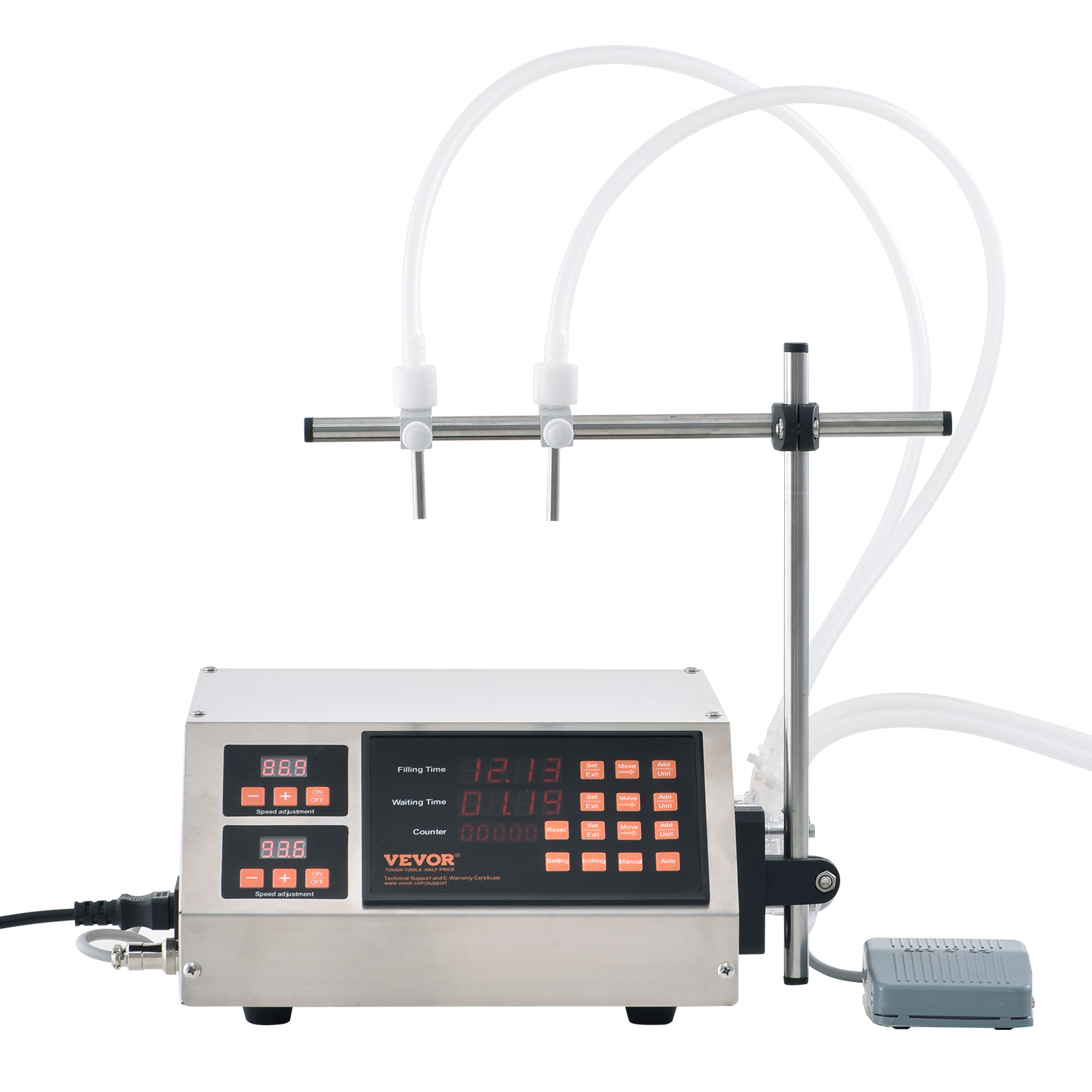VEVOR Automatic Liquid Filling Machine Digital Control Bottle Filler 5-50/5-300g - Picture 83 of 96
